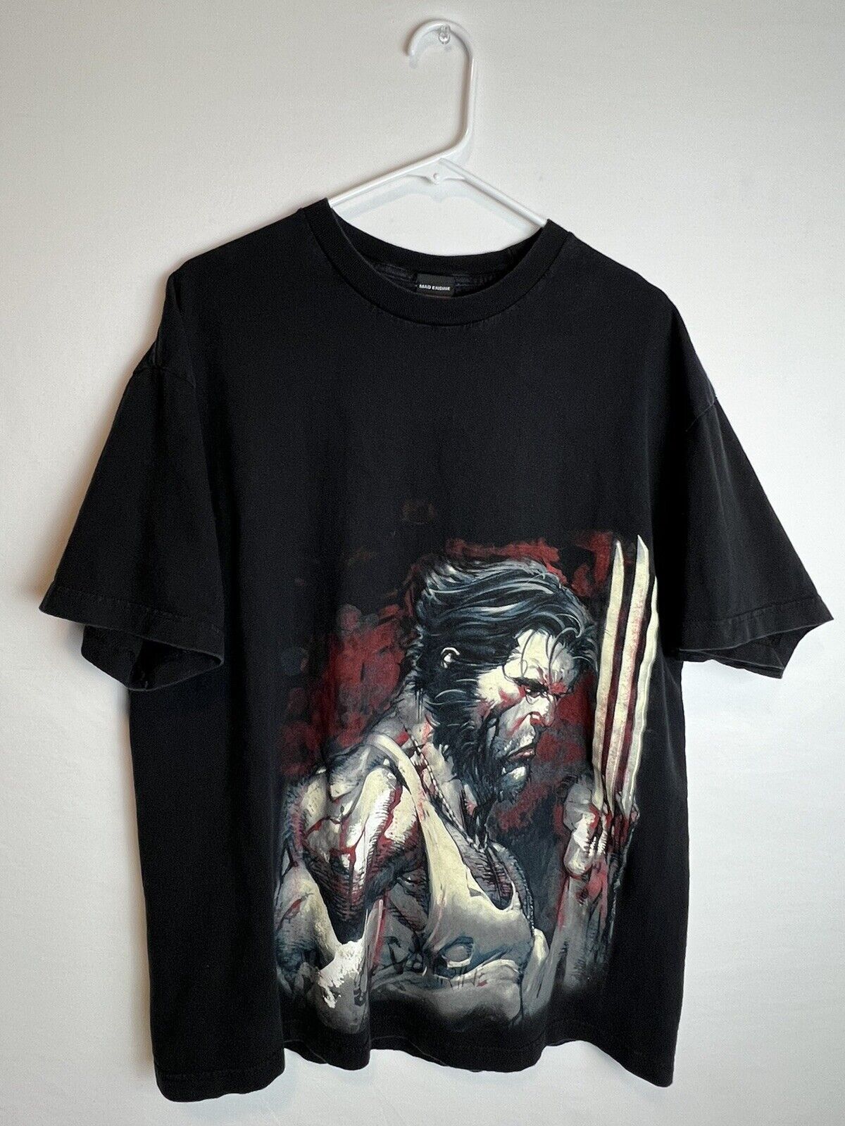 Marvel Comics Marvel Mad Engine Wolverine Logan Marvel Vintage T 