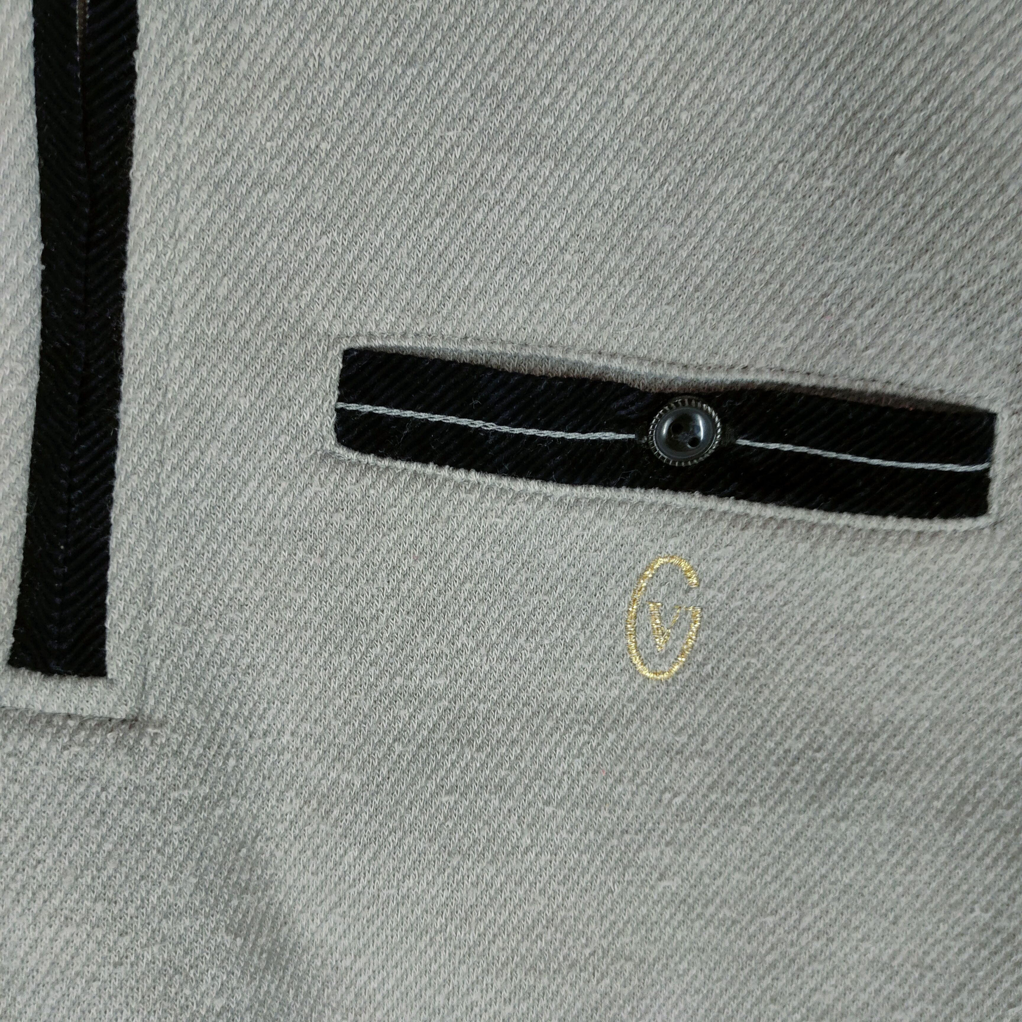 Other GIANNI VALENTINO Embroidery Logo Pocket Fleece Sweatshirt Size US M / EU 48-50 / 2 - 3 Thumbnail