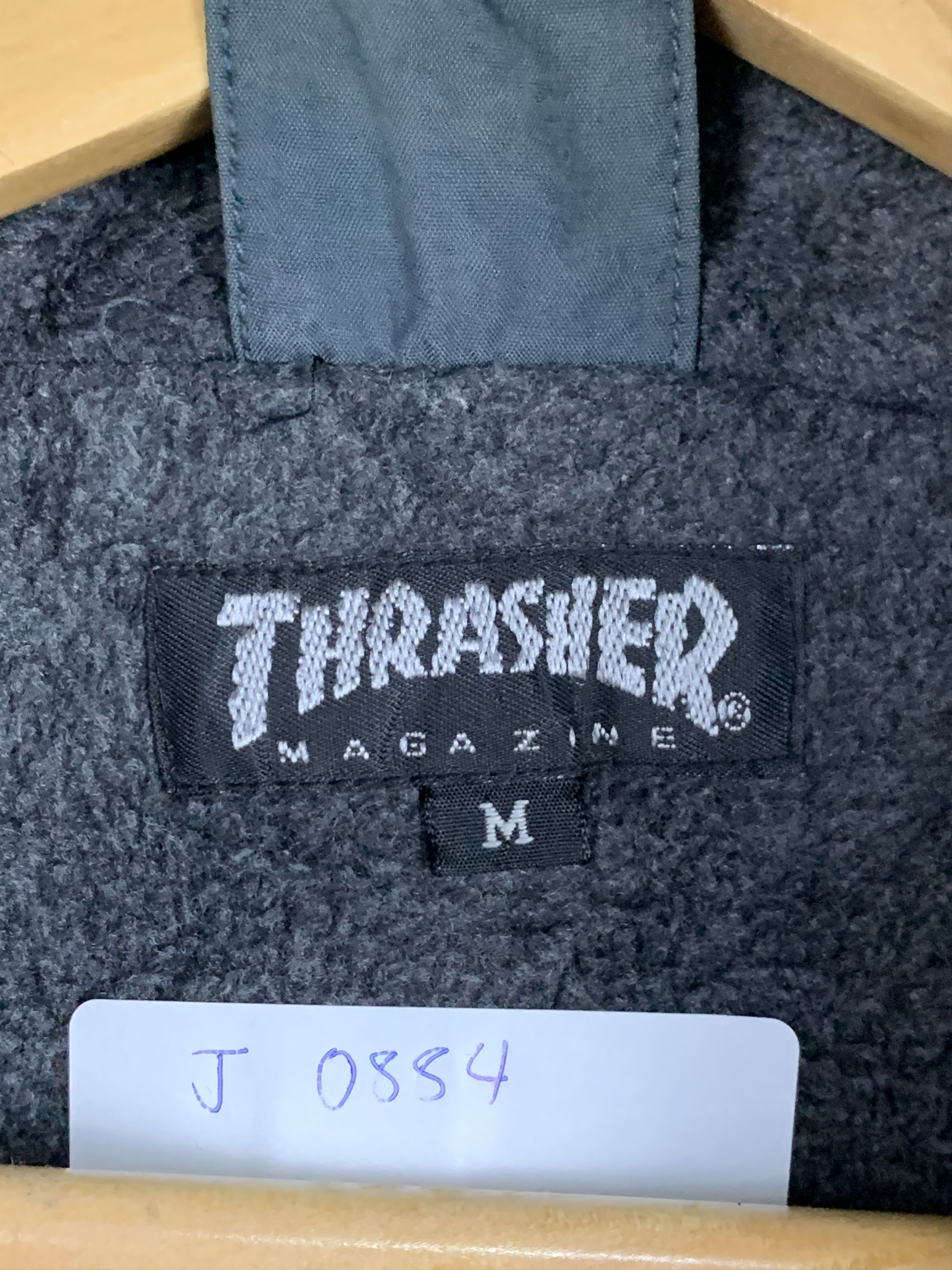 Thrasher Vintage Thrasher Zipper Hoodie Jacket J0884 Size US M / EU 48-50 / 2 - 8 Thumbnail
