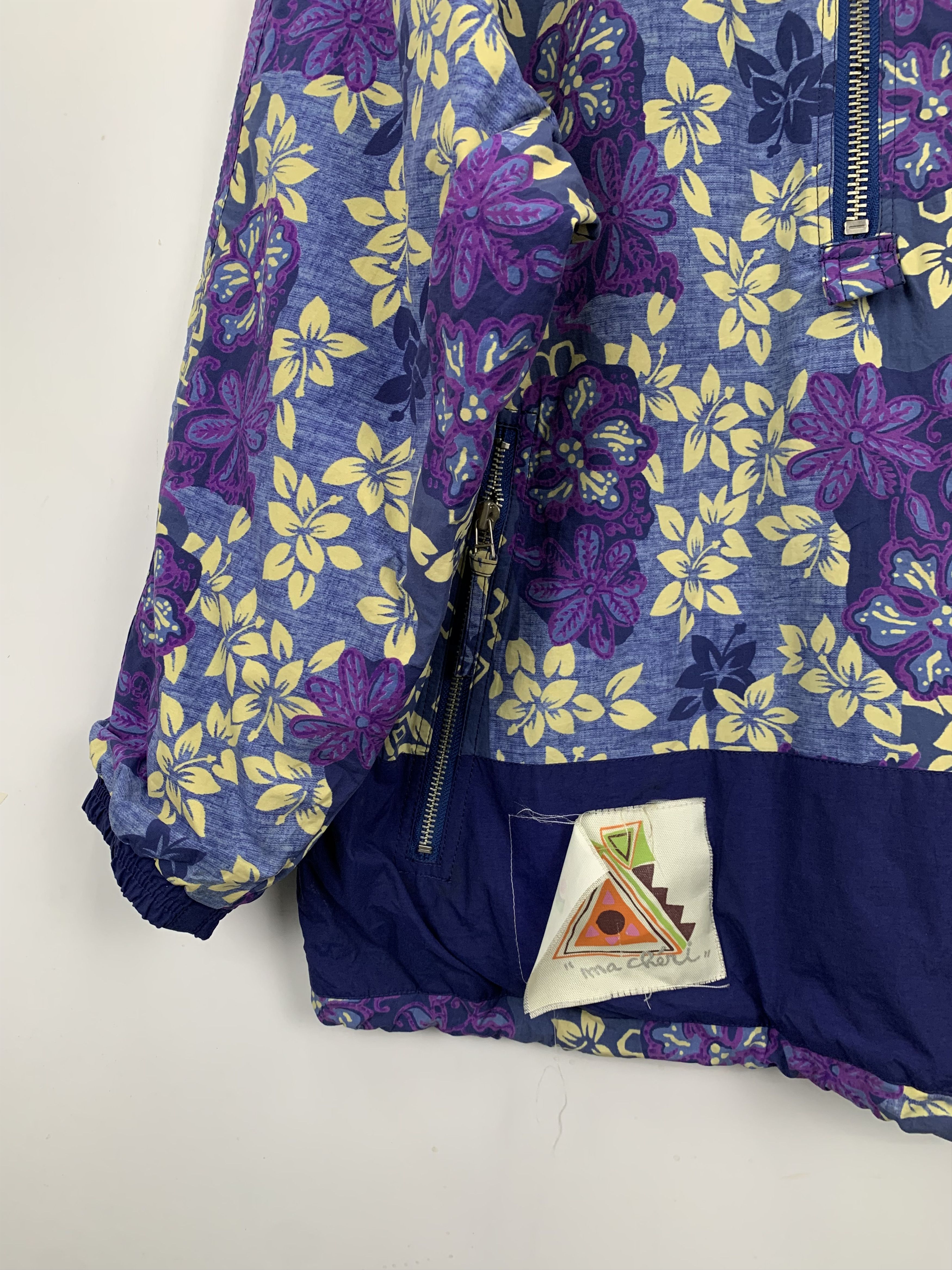 Japanese Brand Vintage Japanese Brand Hoodie Floral Jacket J0886 Size US M / EU 48-50 / 2 - 6 Thumbnail