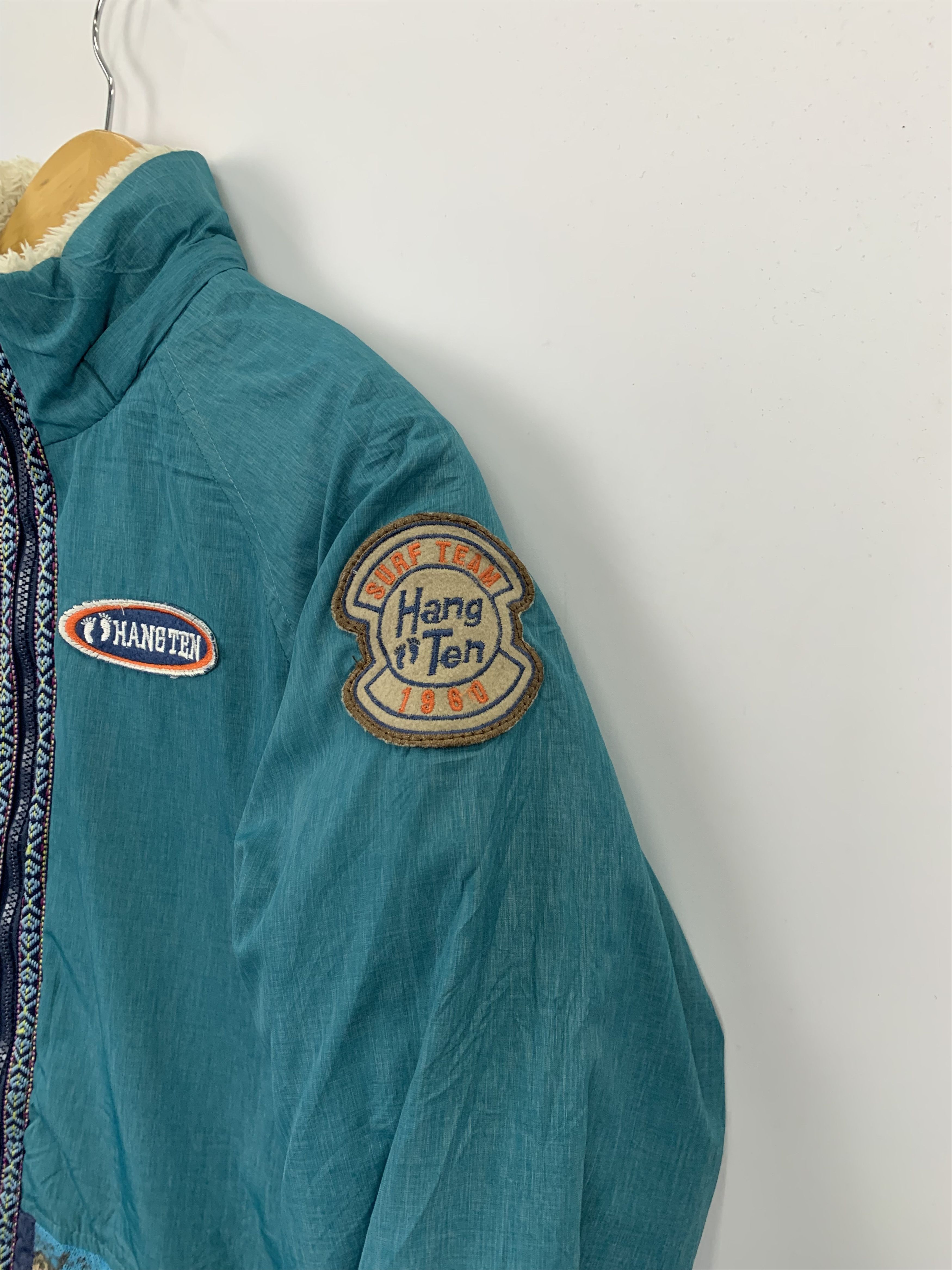 Hang Ten × Vintage Vintage Hang Ten Zipper Sherpa Native Jacket Size US M / EU 48-50 / 2 - 6 Thumbnail