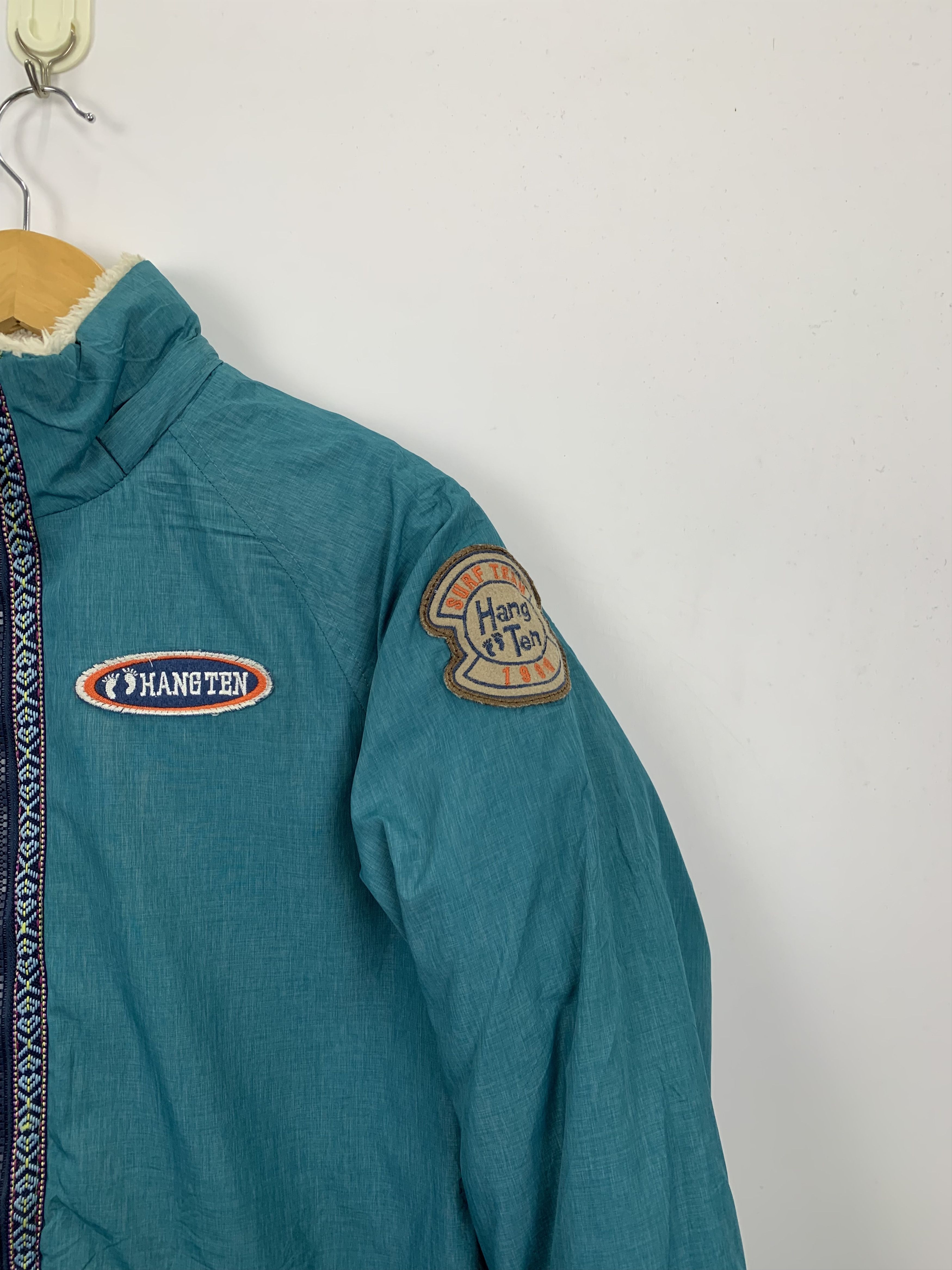 Hang Ten × Vintage Vintage Hang Ten Zipper Sherpa Native Jacket Size US M / EU 48-50 / 2 - 5 Thumbnail