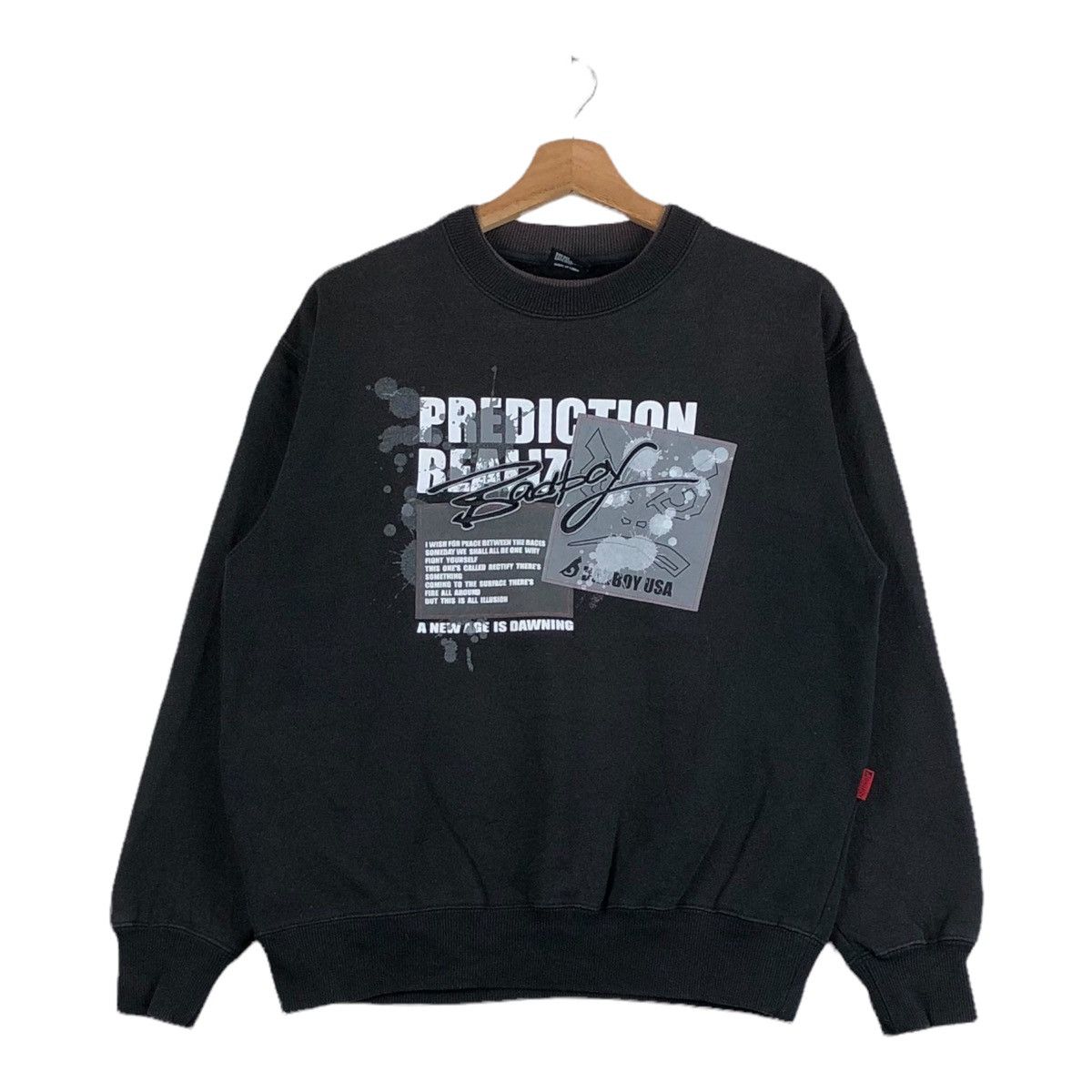 Vintage Bad Boy Hip Hop Swag Faded Sweatshirt