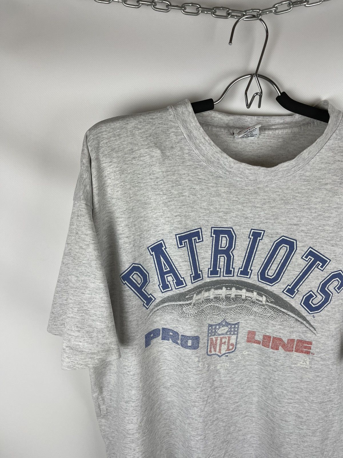 NFL Riddel NFL New England Patriots vintage made in USA tee Size US XL / EU 56 / 4 - 2 Thumbnail