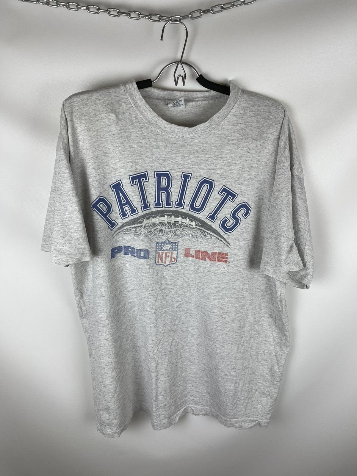 NFL Riddel NFL New England Patriots vintage made in USA tee Size US XL / EU 56 / 4 - 1 Thumbnail