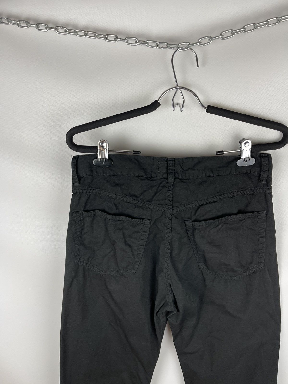 Aspesi Alberto Aspesi vintage made in Italy black chino pants denim Size US 32 / EU 48 - 10 Thumbnail