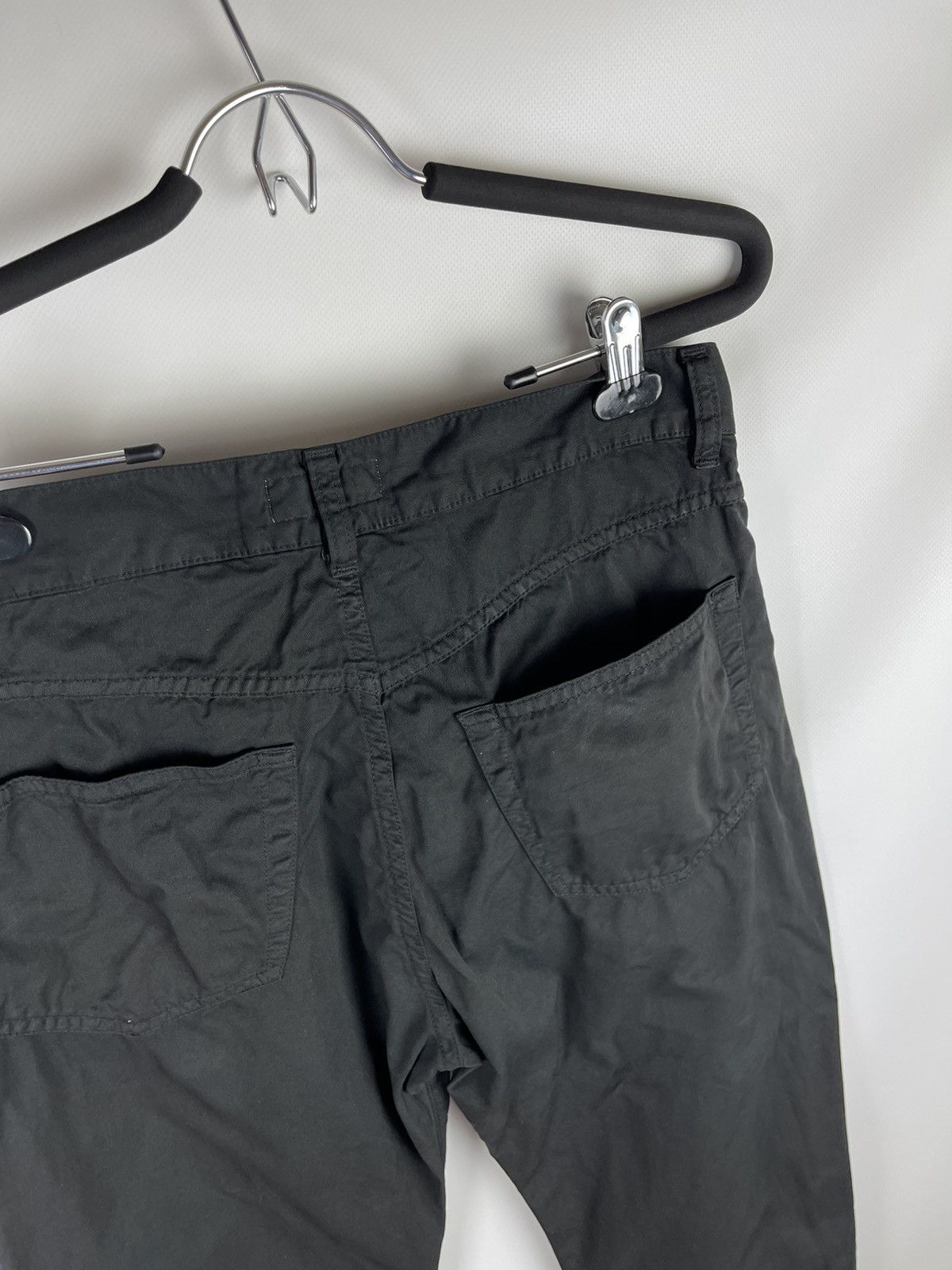 Aspesi Alberto Aspesi vintage made in Italy black chino pants denim Size US 32 / EU 48 - 12 Thumbnail