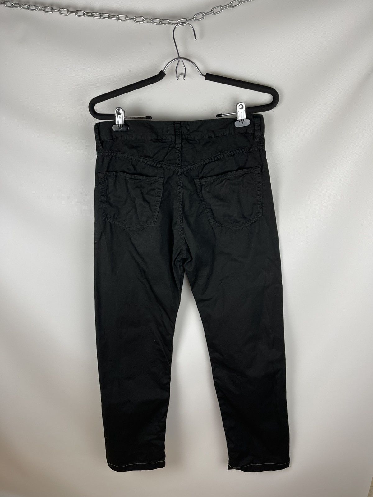 Aspesi Alberto Aspesi vintage made in Italy black chino pants denim Size US 32 / EU 48 - 9 Thumbnail