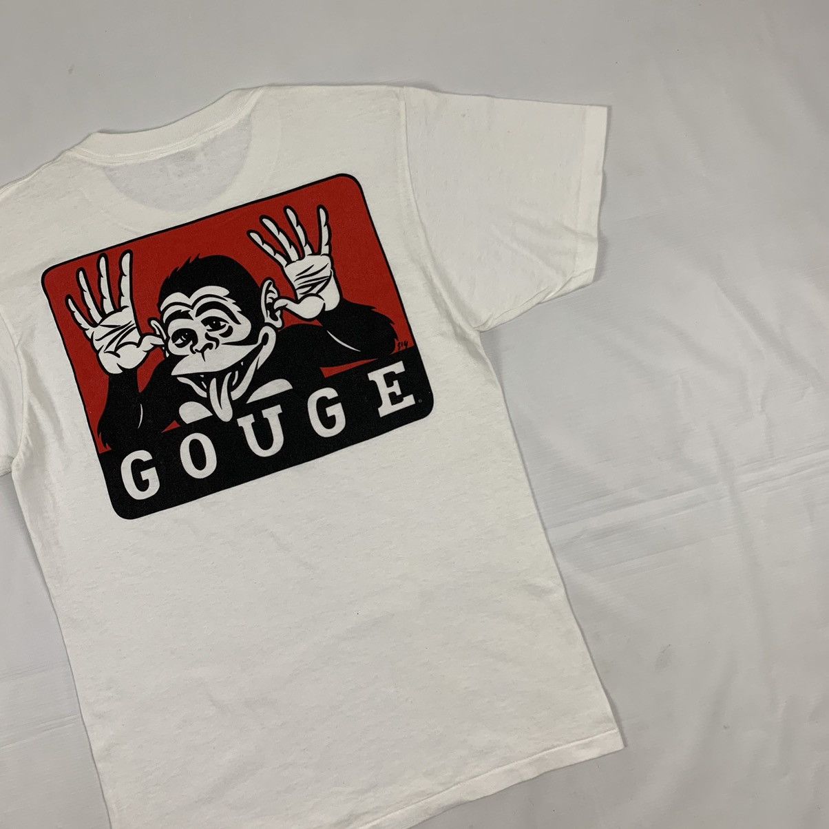 Ben Davis × Vintage Vintage Gouge Ben Davis Parody Skate Shirt Size US M / EU 48-50 / 2 - 3 Thumbnail