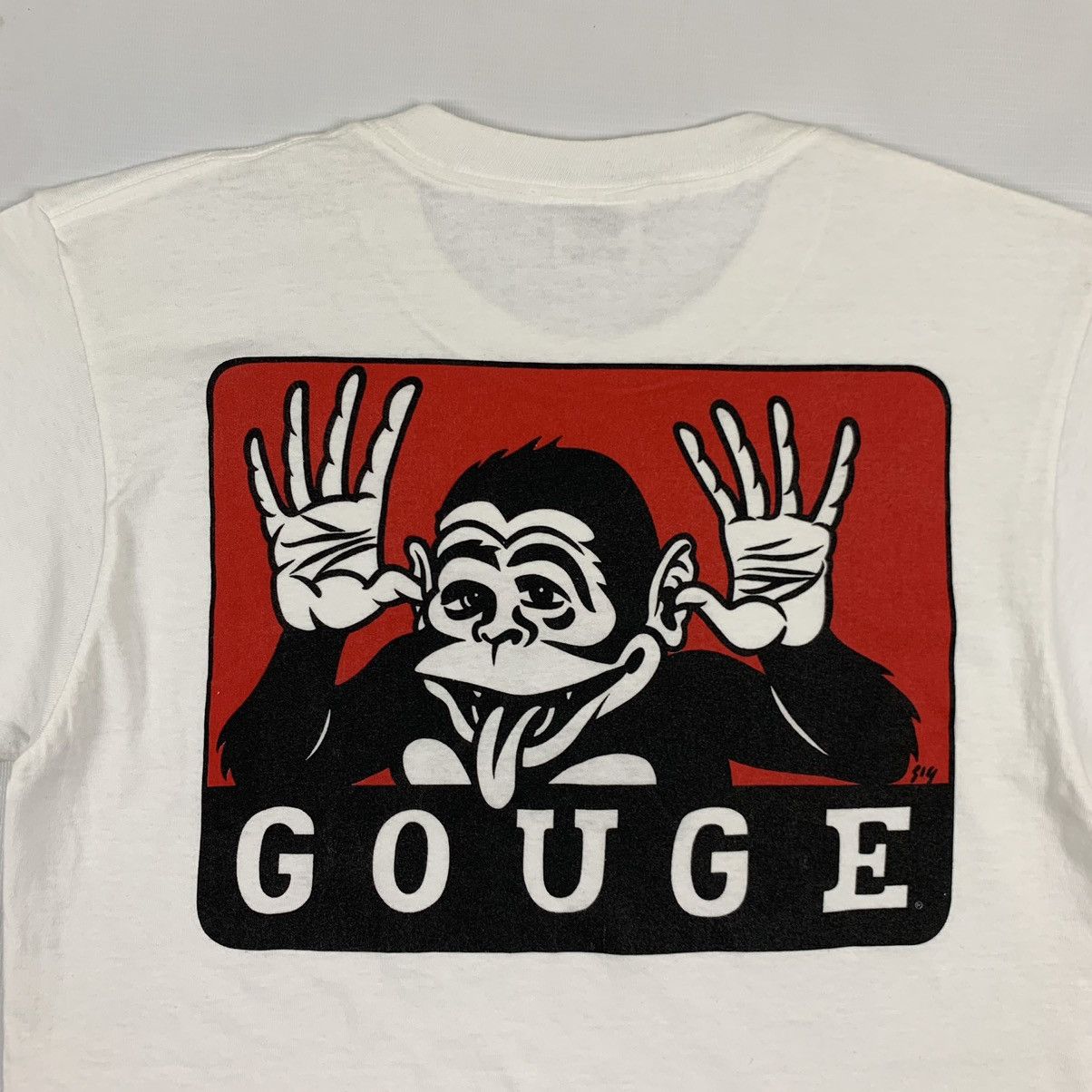 Ben Davis × Vintage Vintage Gouge Ben Davis Parody Skate Shirt Size US M / EU 48-50 / 2 - 4 Thumbnail
