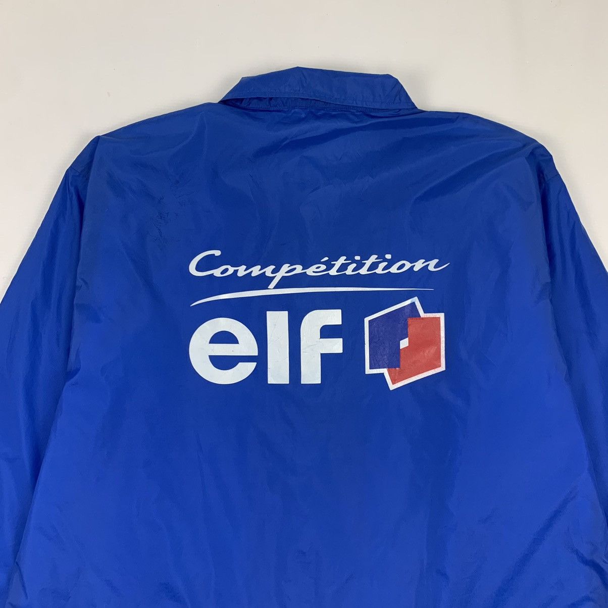 Japanese Brand Vintage Elf Motorcycle Racing Club Team Snap Button Jacket Size US XL / EU 56 / 4 - 2 Thumbnail