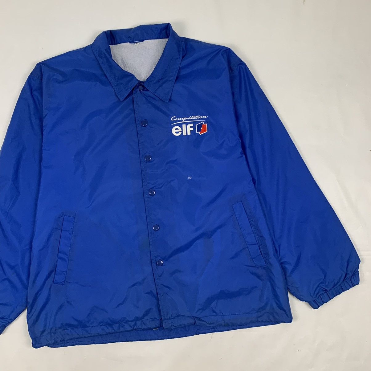 Japanese Brand Vintage Elf Motorcycle Racing Club Team Snap Button Jacket Size US XL / EU 56 / 4 - 5 Thumbnail