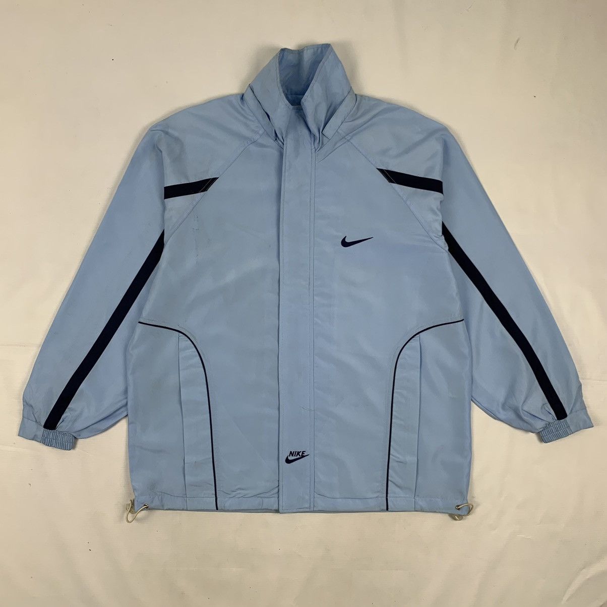 Nike × Vintage Vintage Nike Zipper Light Jacket Size US XL / EU 56 / 4 - 4 Thumbnail