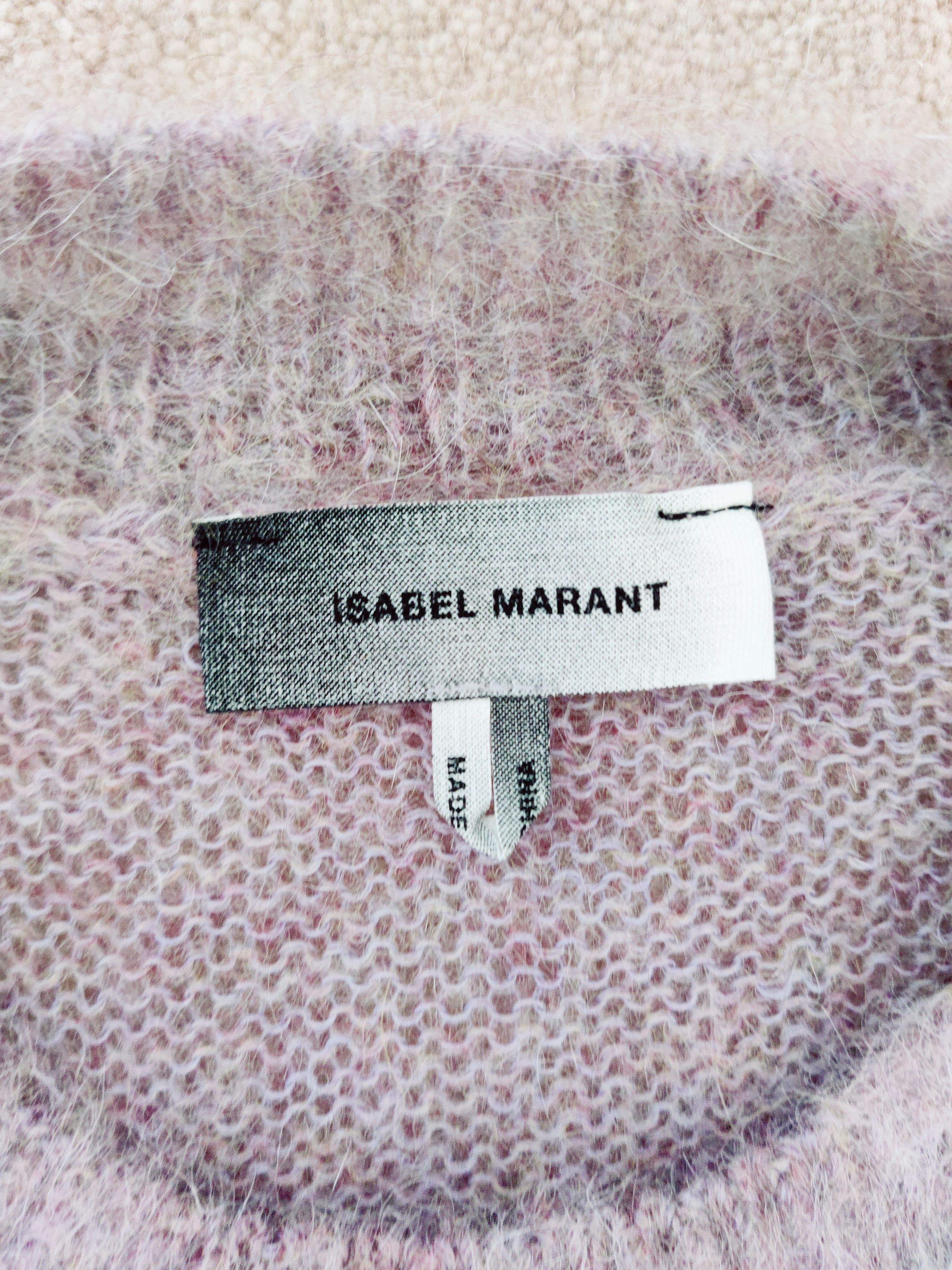 Isabel Marant Isabel Marant Drussell Ombre Sweater Red Mohair Size US M / EU 48-50 / 2 - 3 Thumbnail