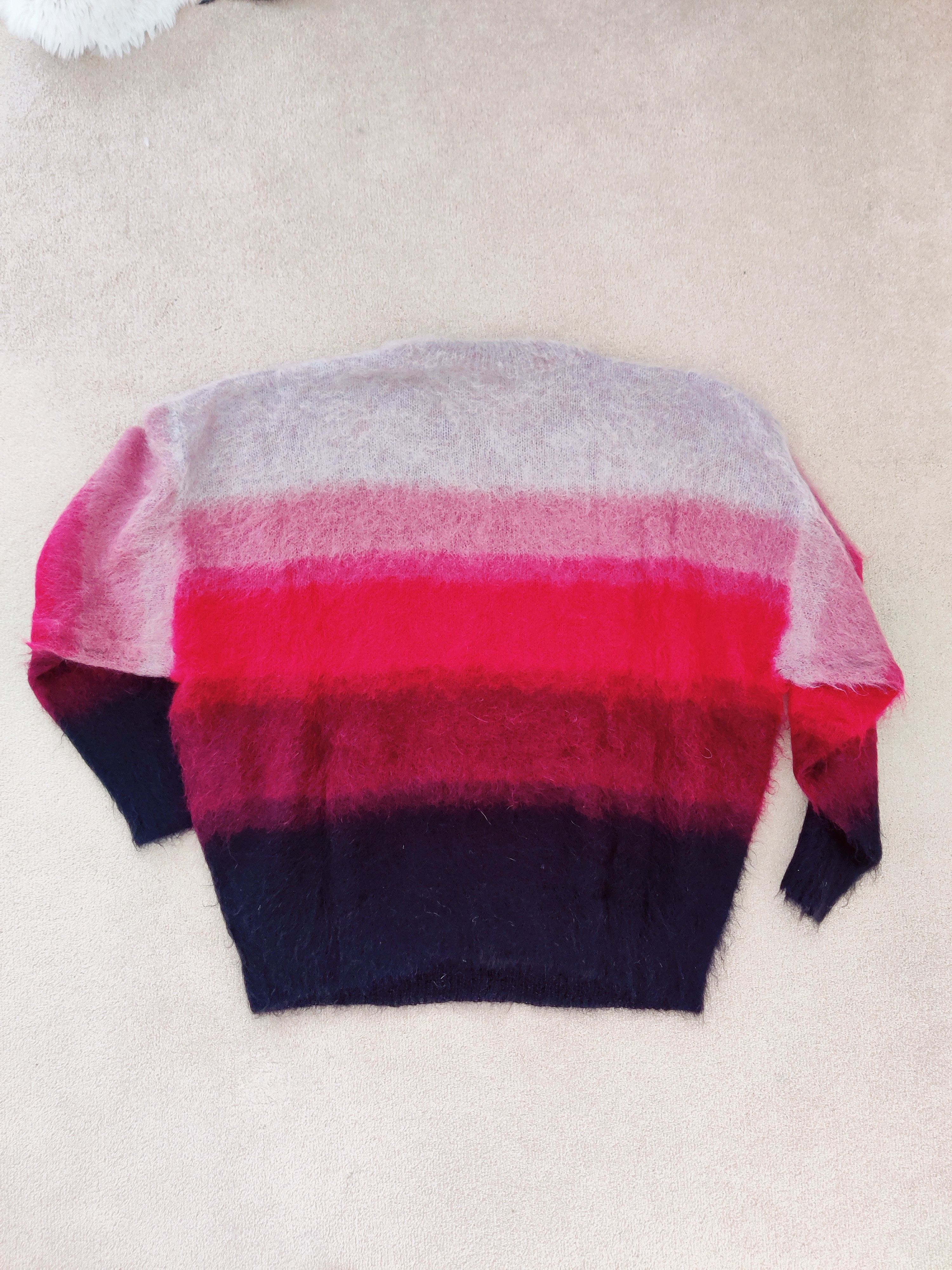 Isabel Marant Isabel Marant Drussell Ombre Sweater Red Mohair Size US M / EU 48-50 / 2 - 2 Thumbnail