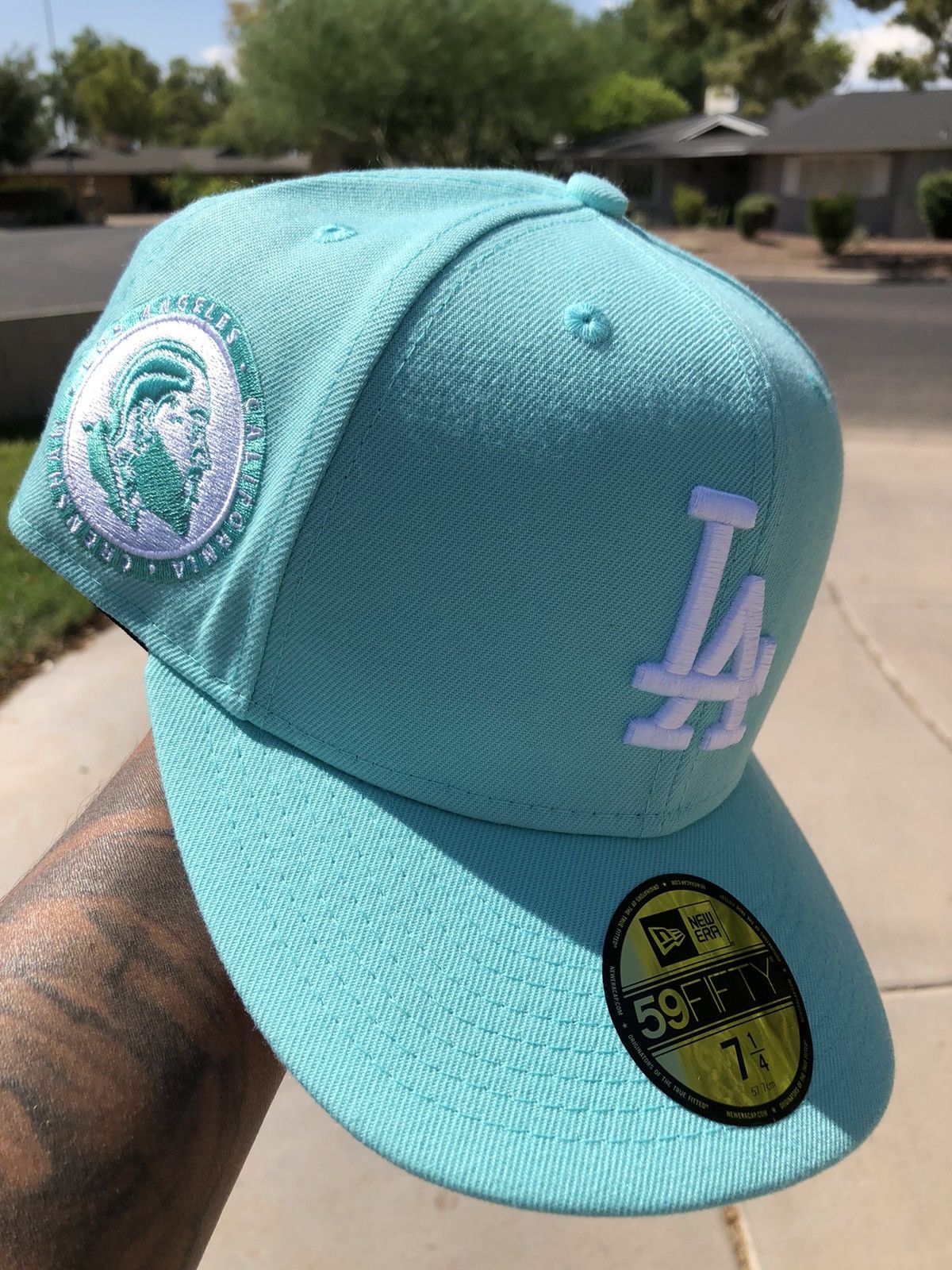 Blue & Cream LA Dodgers Nipsey Hussle 