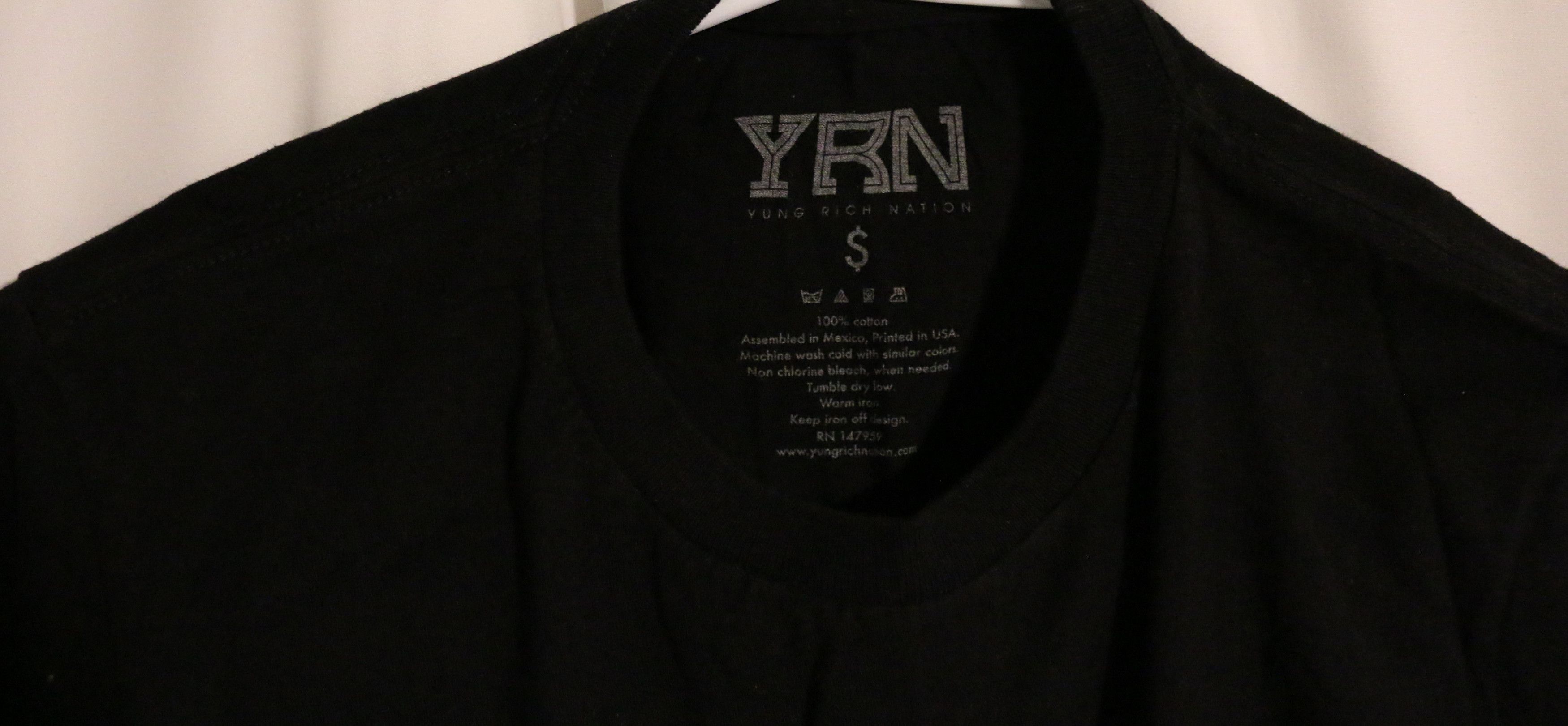 Other YRN Culture T Shirt 100% Cotton Small Black T Relaxed Fit Size US S / EU 44-46 / 1 - 6 Thumbnail