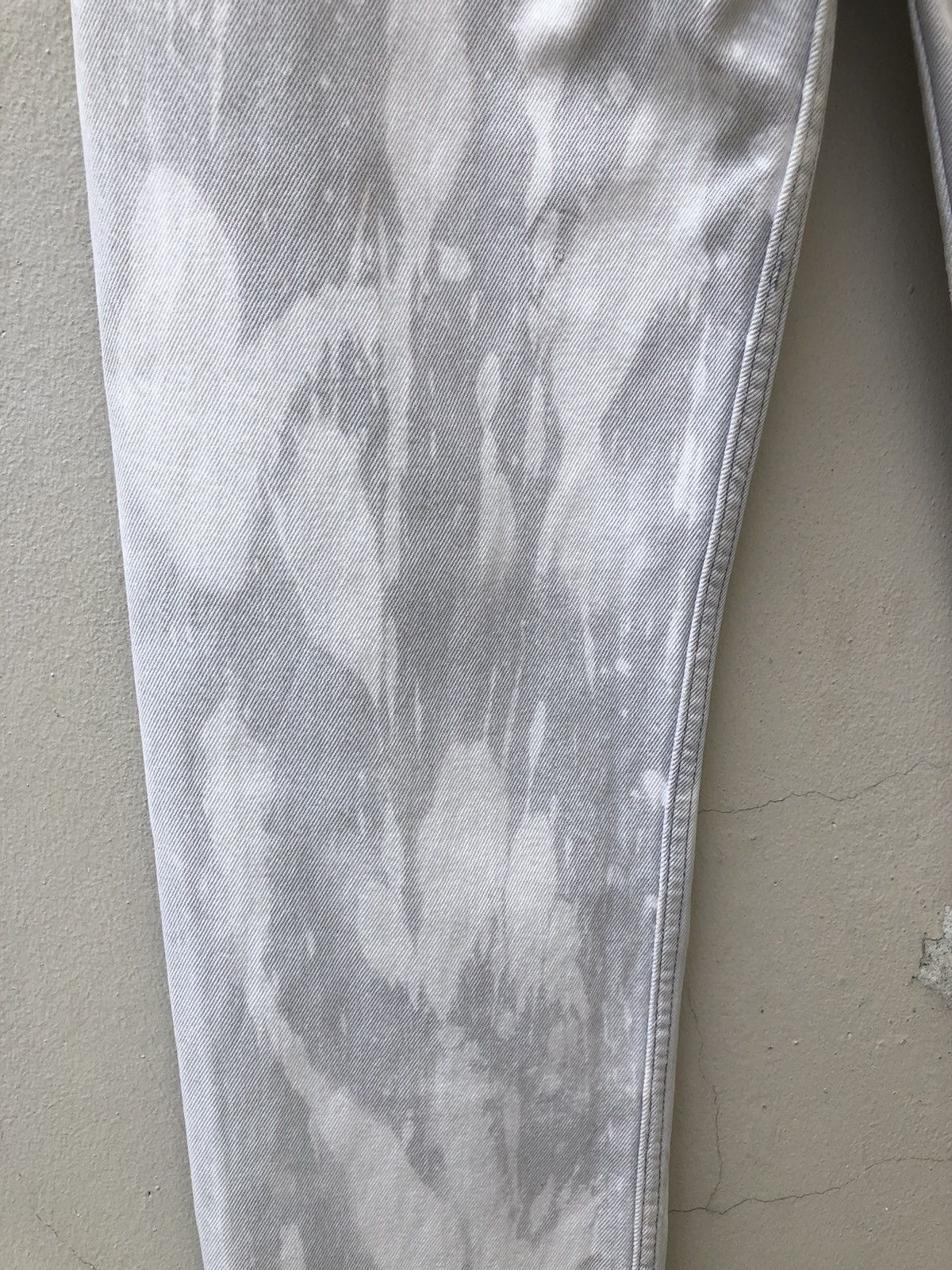 Levi's Vintage Late 80s Levi’s 501 Jeans Bleached Denim Grey Jeans Size US 31 - 14 Thumbnail