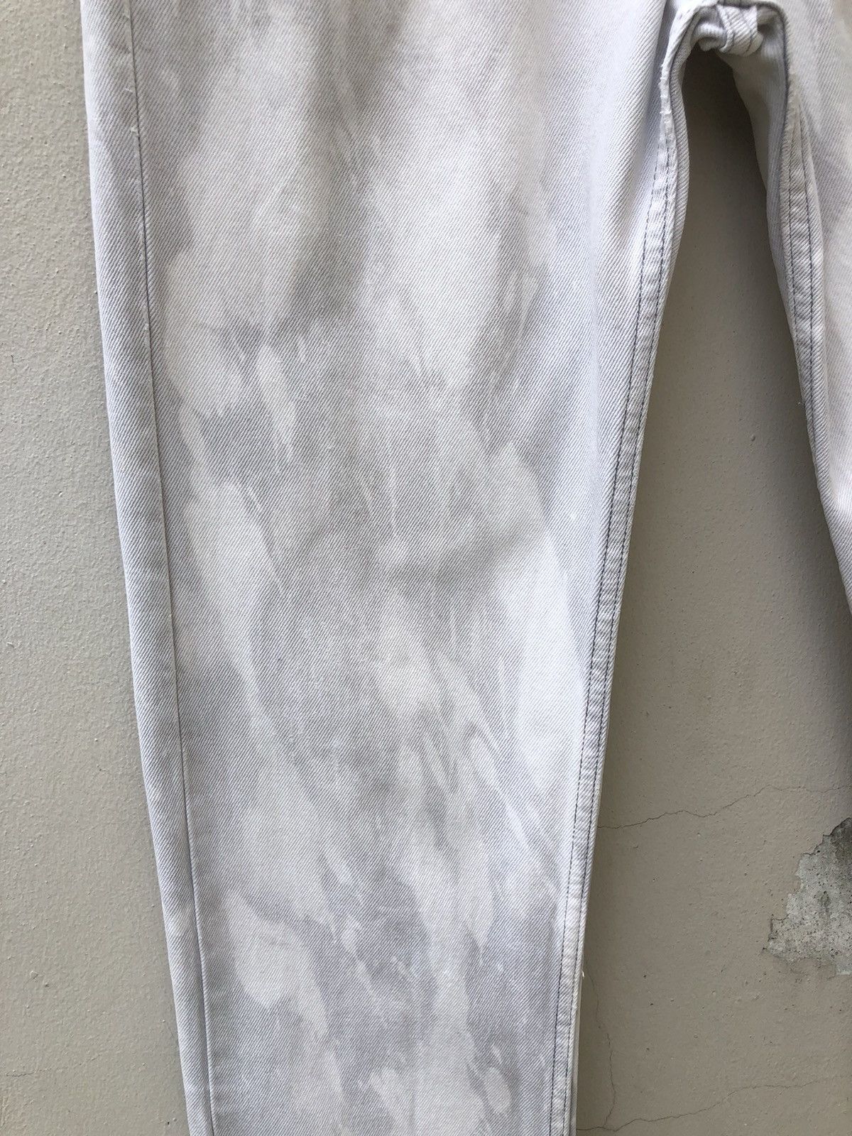 Levi's Vintage Late 80s Levi’s 501 Jeans Bleached Denim Grey Jeans Size US 31 - 7 Thumbnail