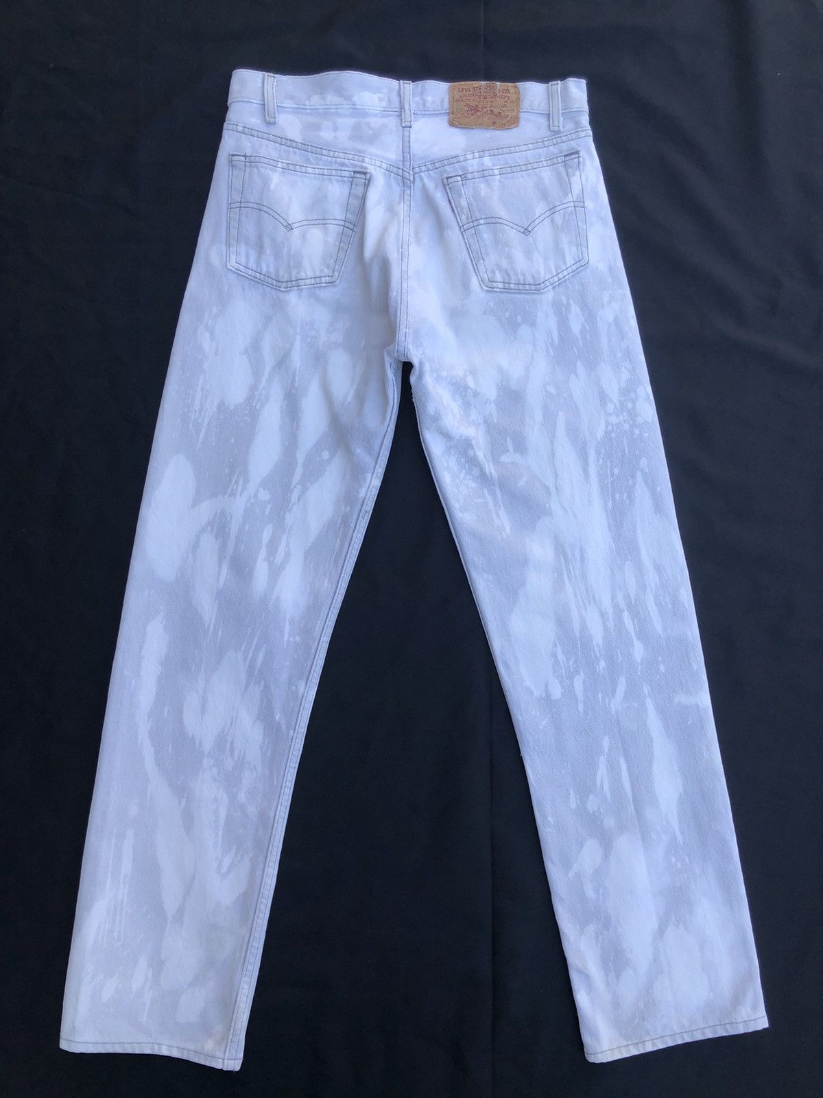 Levi's Vintage Late 80s Levi’s 501 Jeans Bleached Denim Grey Jeans Size US 31 - 2 Thumbnail
