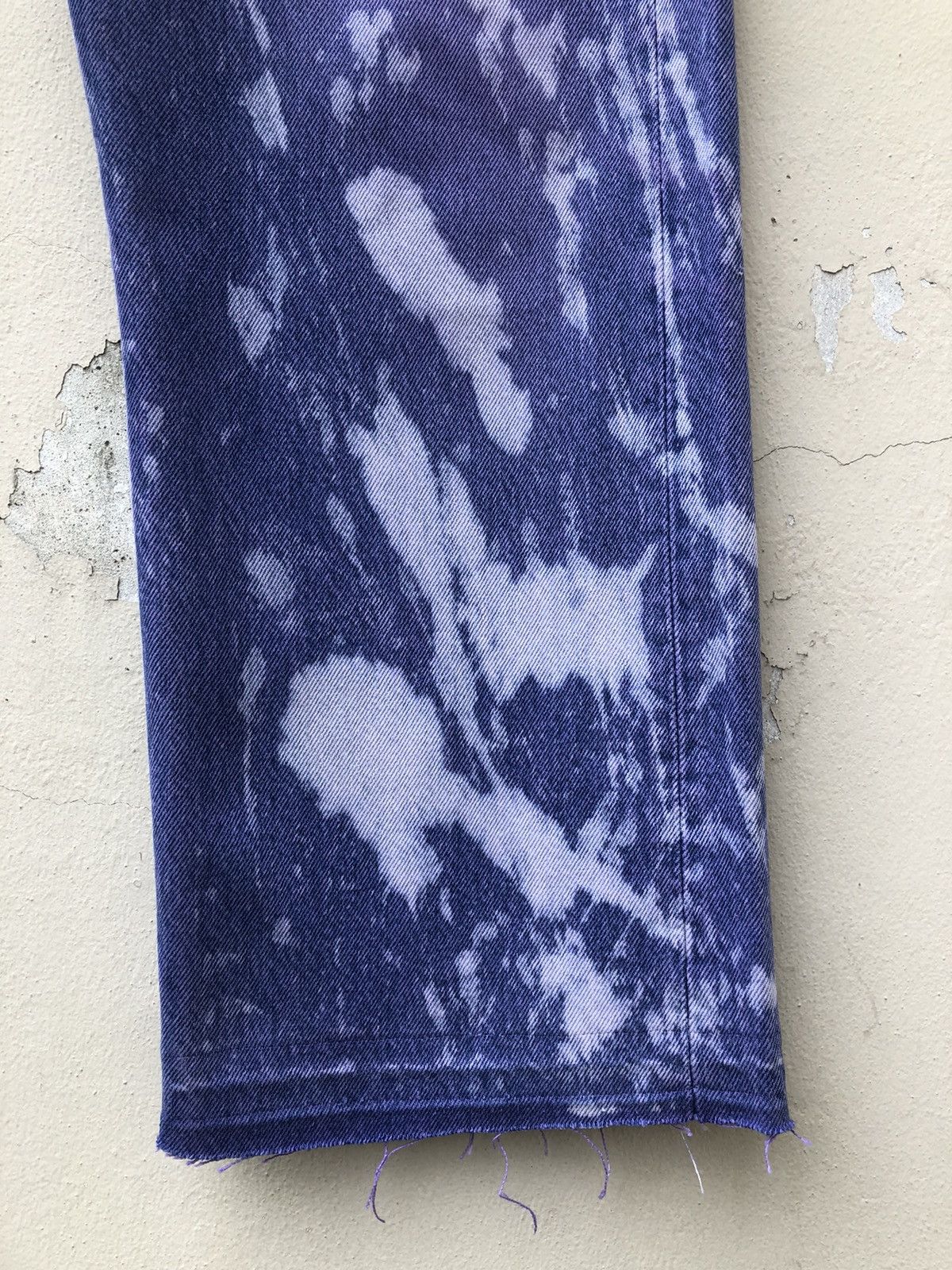 Levi's Vintage Late 80s Levi’s 501 Jeans Bleached Denim Size US 35 - 13 Thumbnail