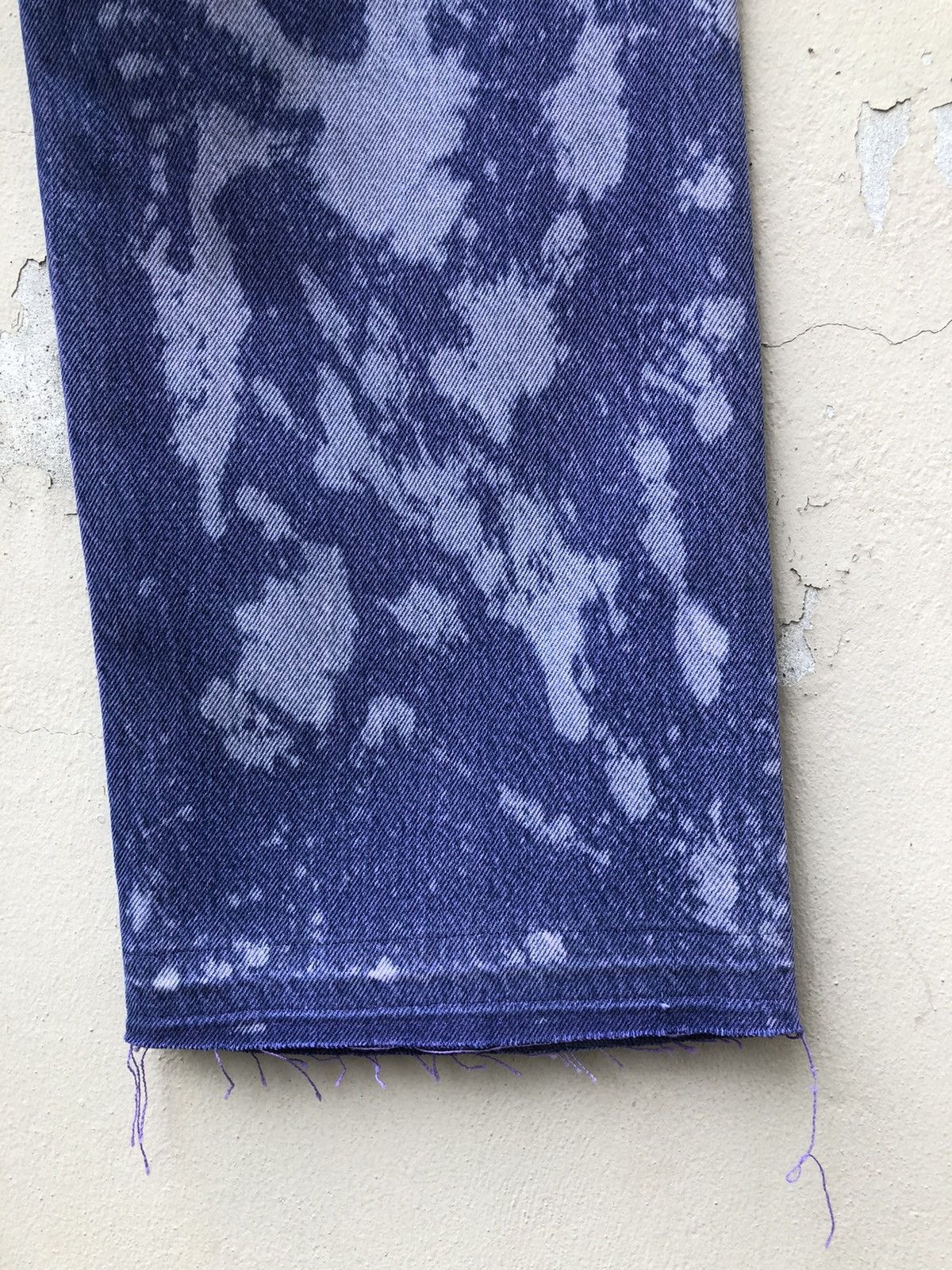 Levi's Vintage Late 80s Levi’s 501 Jeans Bleached Denim Size US 35 - 21 Thumbnail