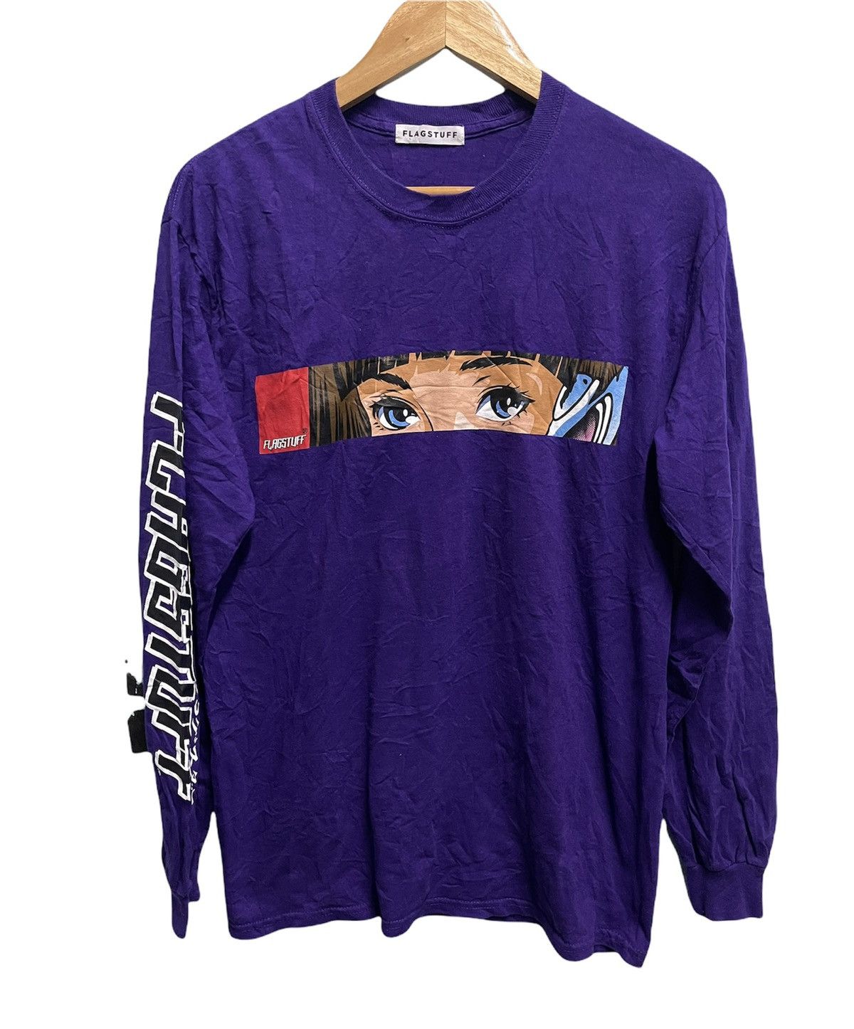 Flagstuff Flagstuff eyes anime shirt Size US M / EU 48-50 / 2 - 1 Thumbnail