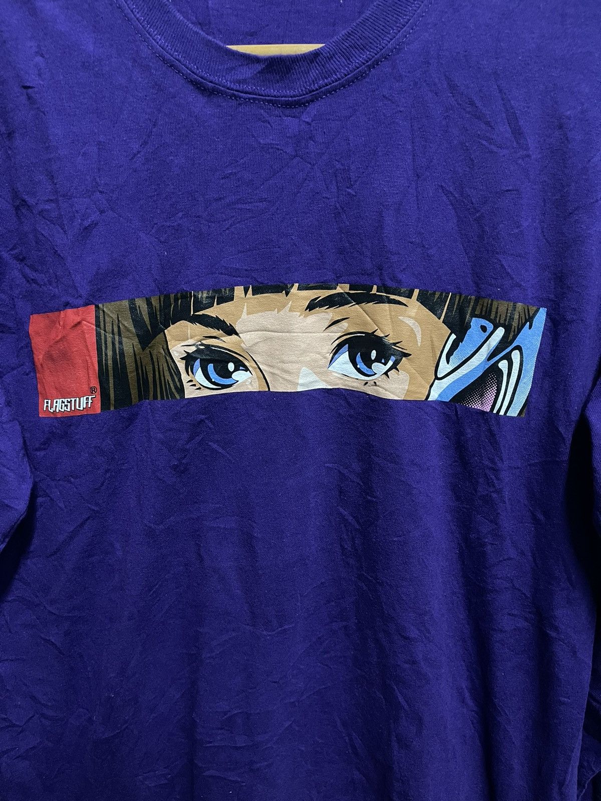Flagstuff Flagstuff eyes anime shirt Size US M / EU 48-50 / 2 - 5 Thumbnail