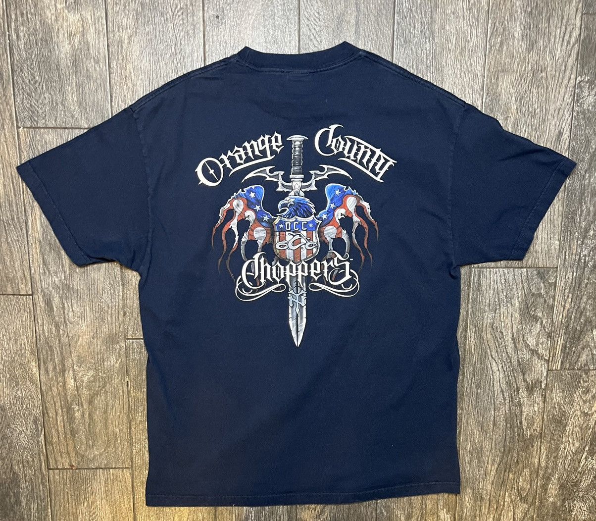 West Coast Choppers Y2k Orange County choppers big logo t shirt CL Size US XL / EU 56 / 4 - 1 Thumbnail