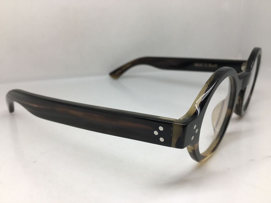 Lesca Lunetier Lesca Lesca Lunetier Genuine Horn G Burt Eyeglasses