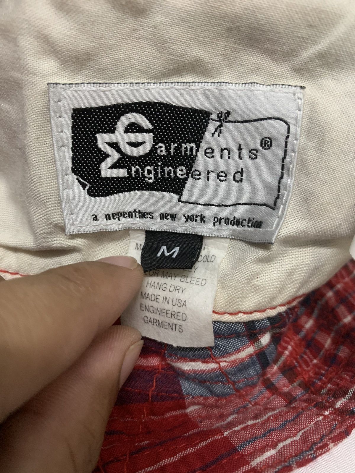 Engineered Garments × Nepenthes 🇯🇵 Nepenthes Engineered Garment Checked Bucket Hats Size ONE SIZE - 5 Thumbnail