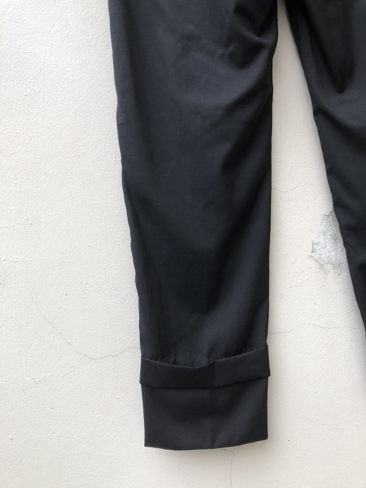 Frapbois × Issey Miyake Vintage Frapbois Japan Wool Unique Black Trouser Pant Size US 31 - 16 Thumbnail