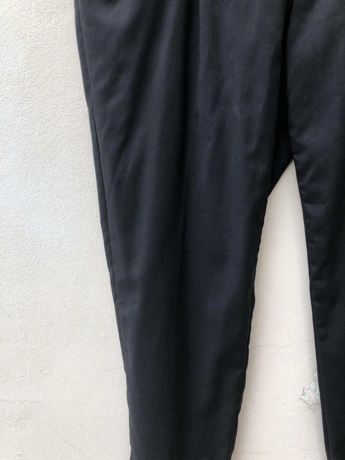 Frapbois × Issey Miyake Vintage Frapbois Japan Wool Unique Black Trouser Pant Size US 31 - 10 Thumbnail