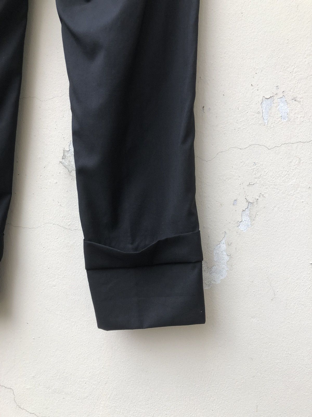 Frapbois × Issey Miyake Vintage Frapbois Japan Wool Unique Black Trouser Pant Size US 31 - 18 Thumbnail