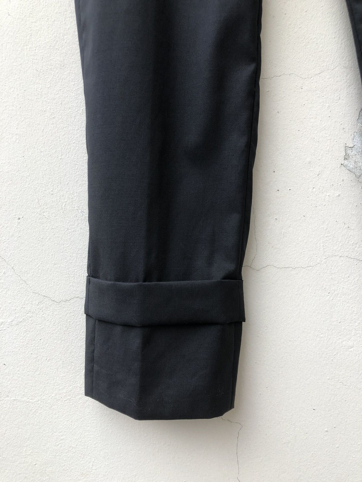 Frapbois × Issey Miyake Vintage Frapbois Japan Wool Unique Black Trouser Pant Size US 31 - 11 Thumbnail