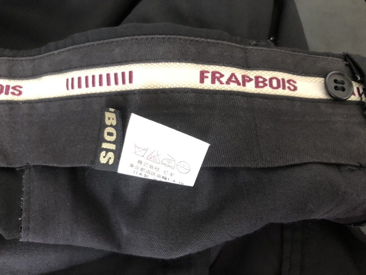 Frapbois × Issey Miyake Vintage Frapbois Japan Wool Unique Black Trouser Pant Size US 31 - 19 Thumbnail