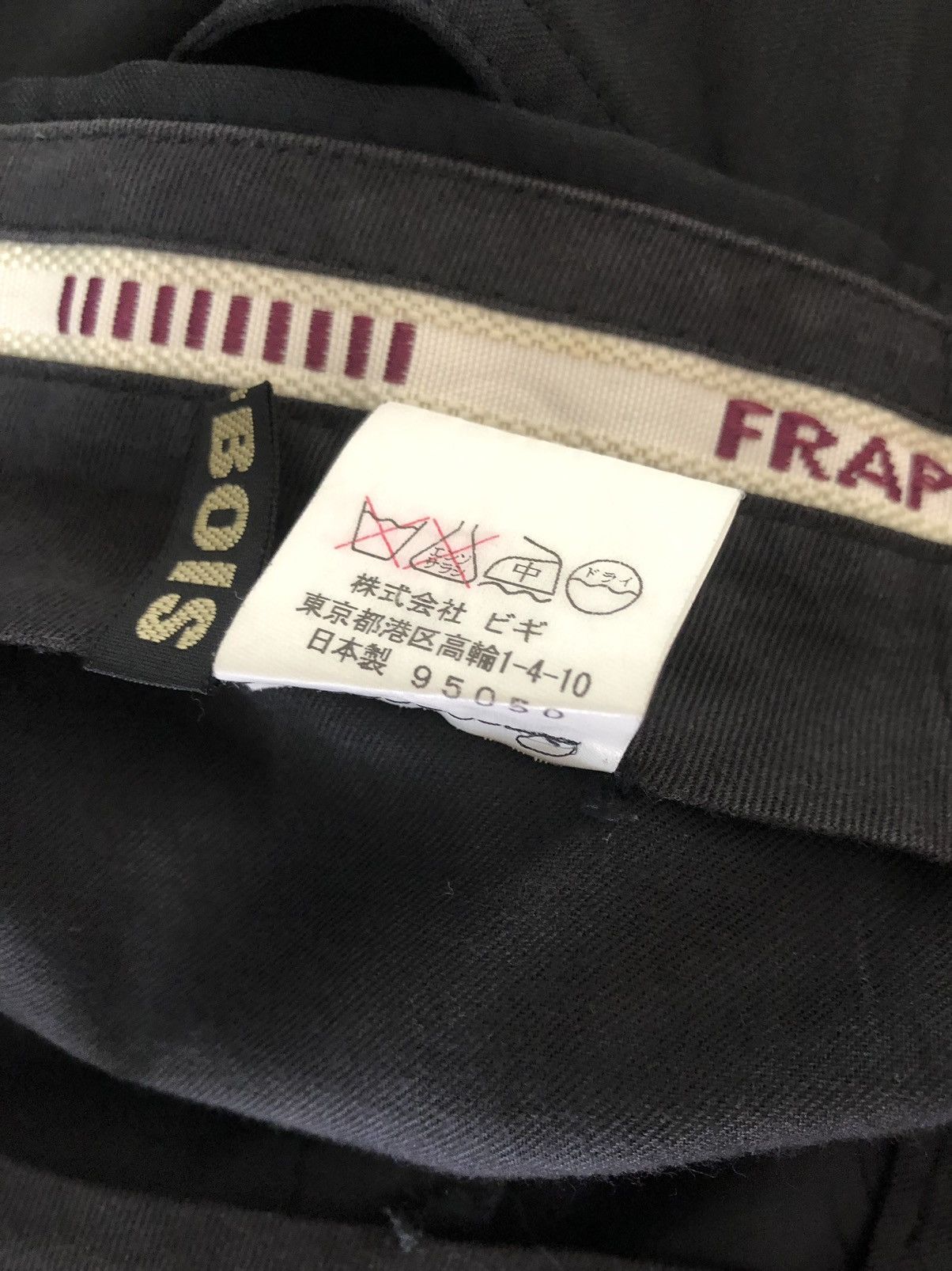 Frapbois × Issey Miyake Vintage Frapbois Japan Wool Unique Black Trouser Pant Size US 31 - 21 Thumbnail