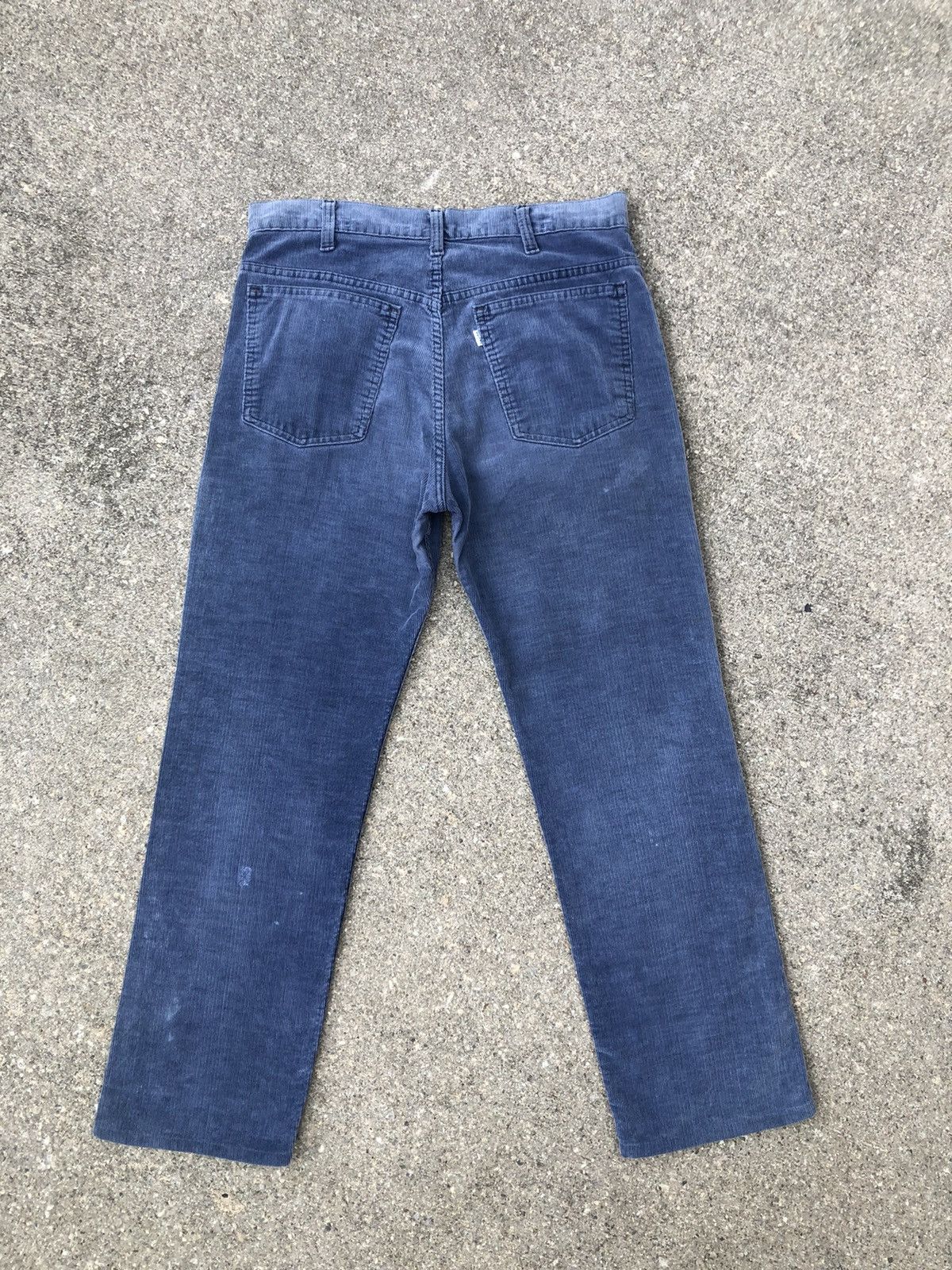 Vintage 70s Levi’s Distressed Faded Corduroy Cropped Jeans