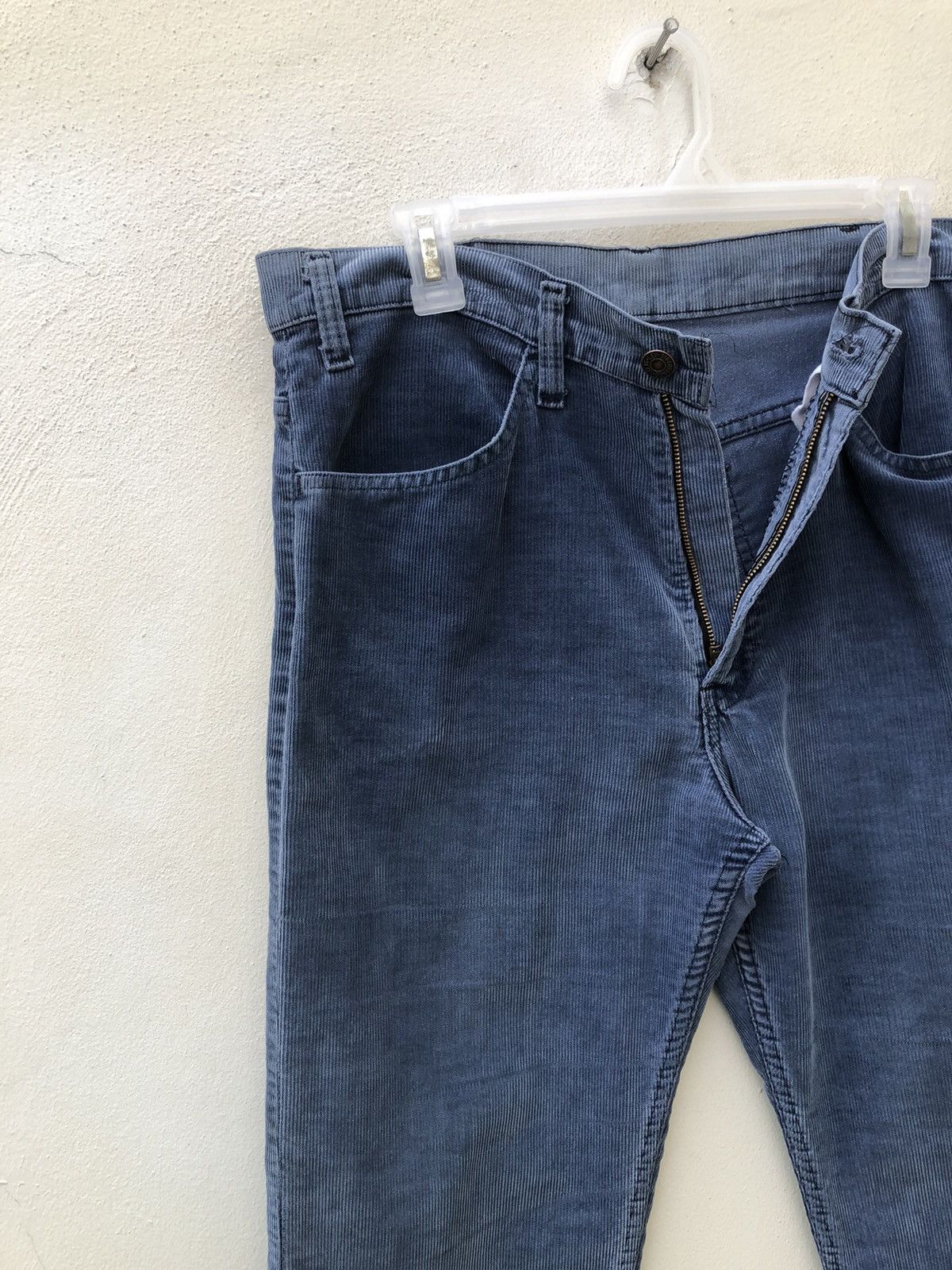 Vintage 70s Levi’s Distressed Faded Corduroy Cropped Jeans