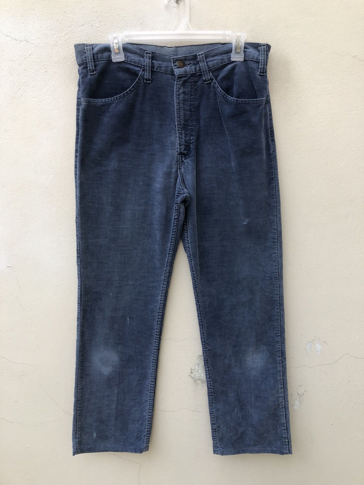 Vintage 70s Levi’s Distressed Faded Corduroy Cropped Jeans