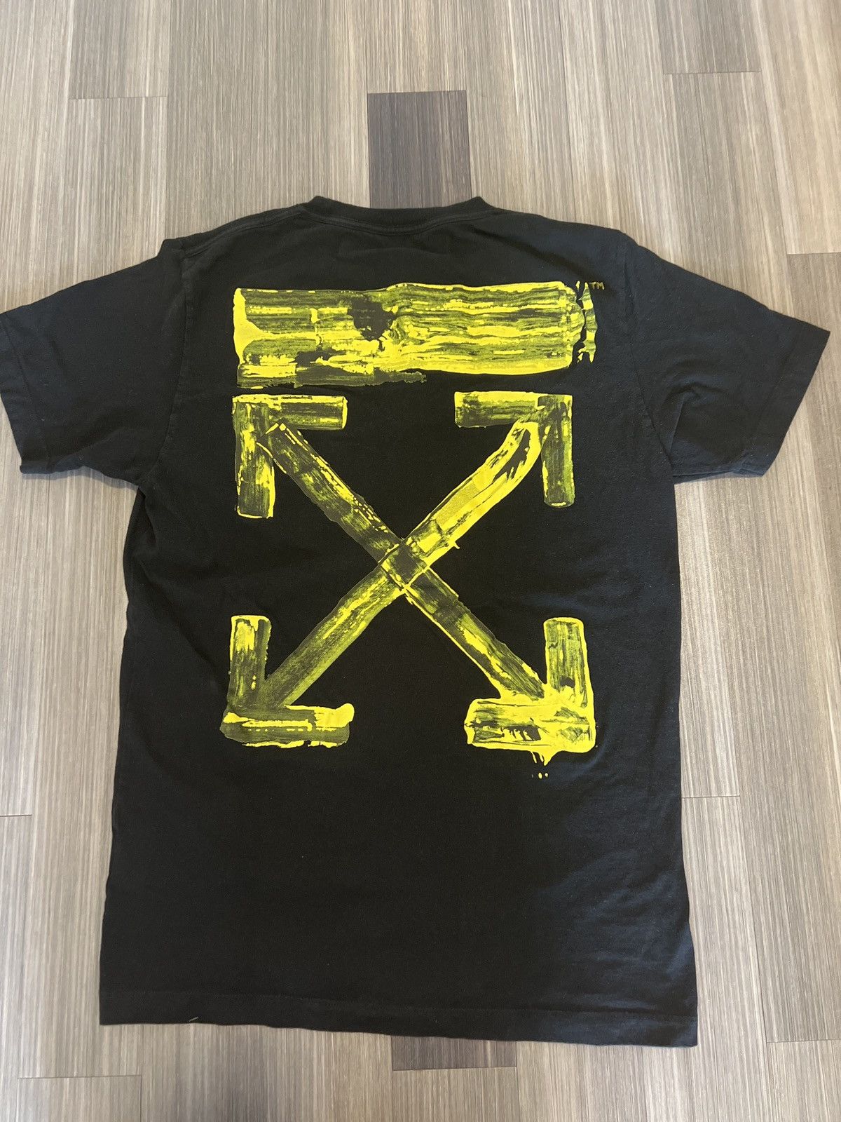 大人気】OFF-WHITE テープ クロスアロー オーバーサイズ Tシャツ M 
