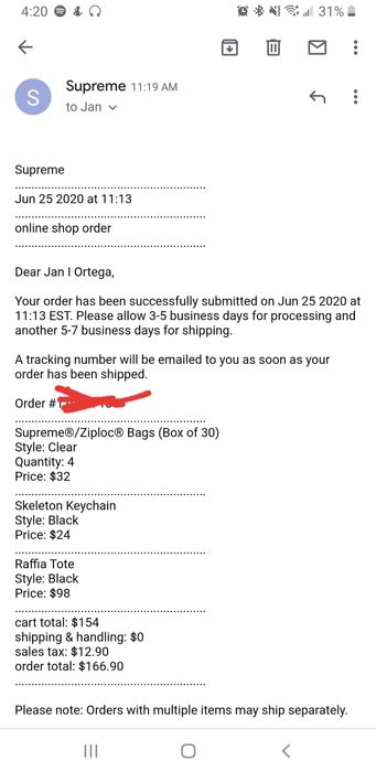 Supreme *3 boxes*Supreme Ziploc Bags (Set of 30) | Grailed