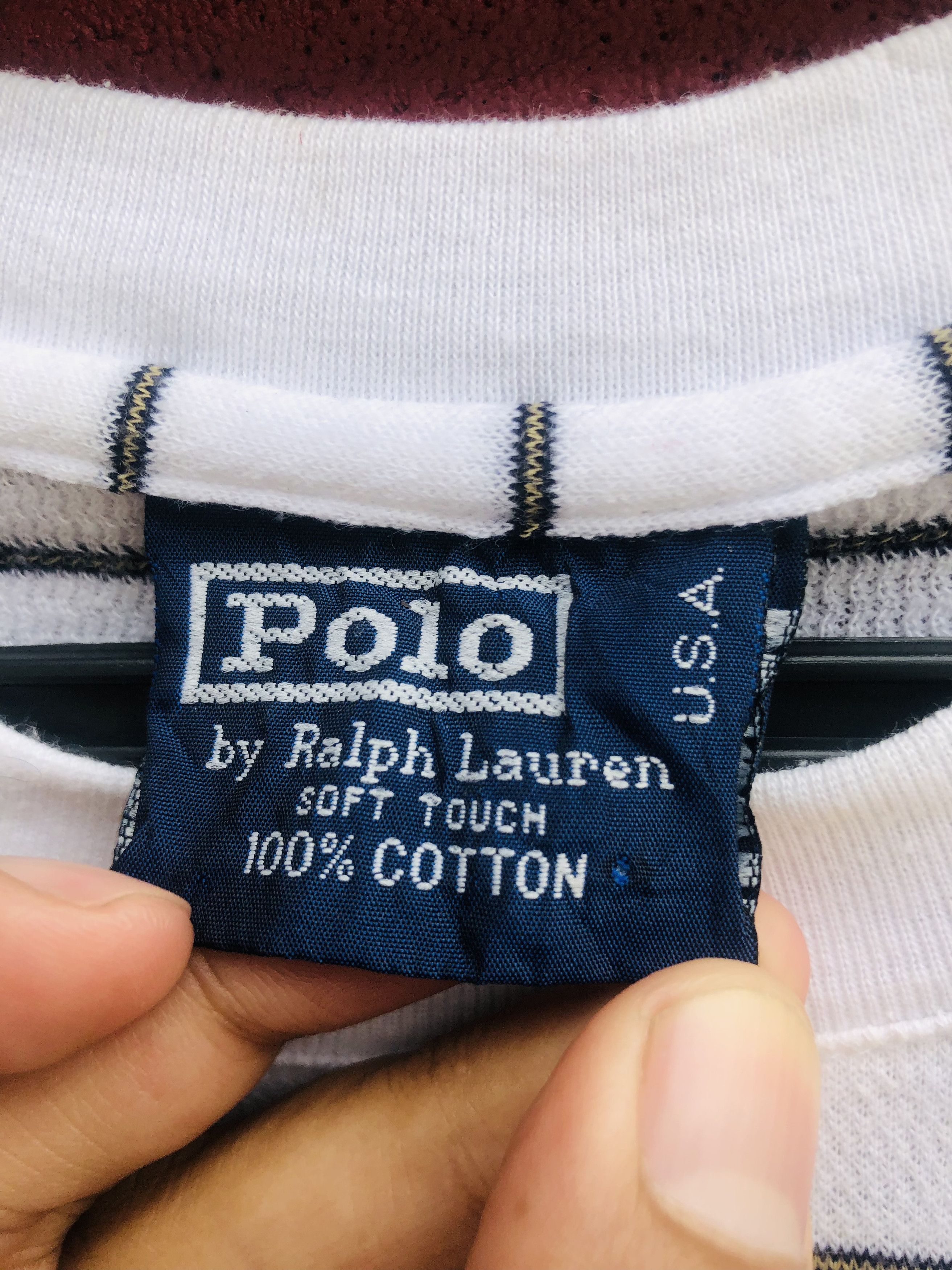 Japanese Brand × Polo Ralph Lauren × Vintage Vintage Polo Ralph Lauren Stripes Japanese Fashion Style Size US L / EU 52-54 / 3 - 4 Thumbnail