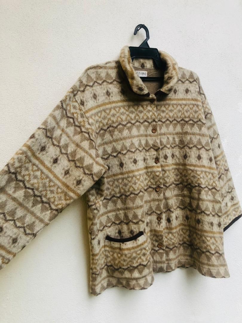 Japanese Brand × Vintage Vintage Being Wool Designed Fashion Style Jacket Size US L / EU 52-54 / 3 - 5 Thumbnail