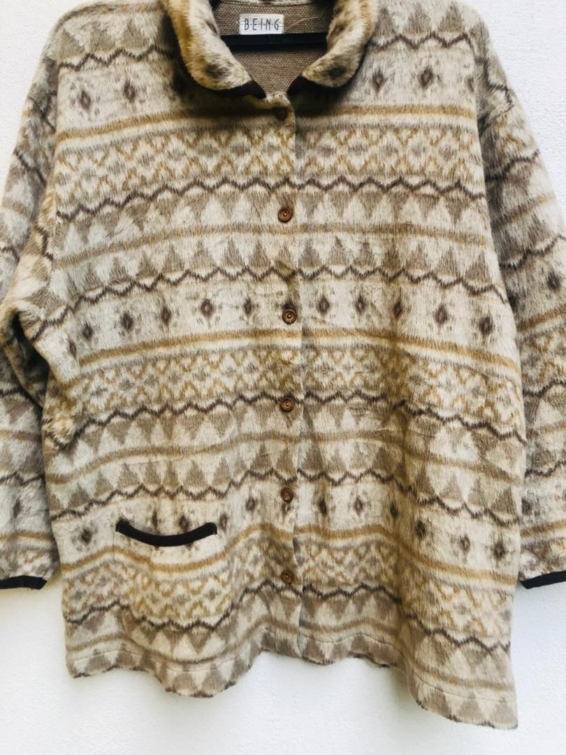 Japanese Brand × Vintage Vintage Being Wool Designed Fashion Style Jacket Size US L / EU 52-54 / 3 - 4 Thumbnail