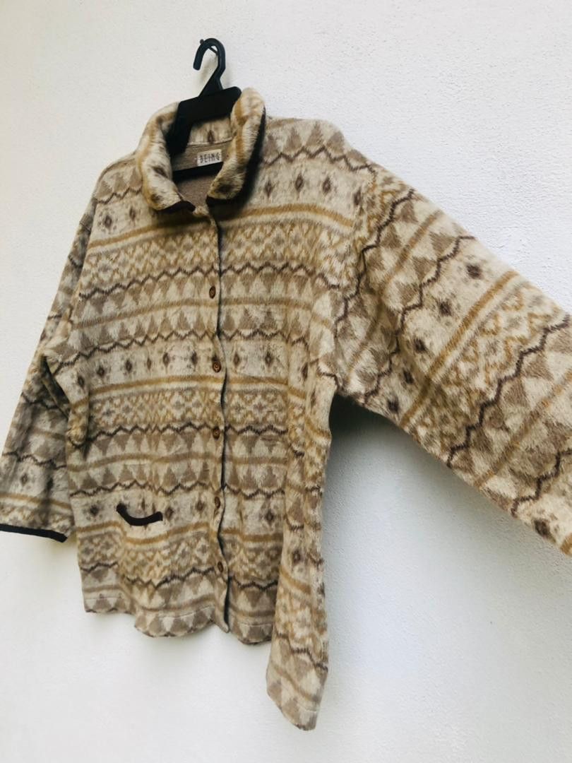 Japanese Brand × Vintage Vintage Being Wool Designed Fashion Style Jacket Size US L / EU 52-54 / 3 - 6 Thumbnail