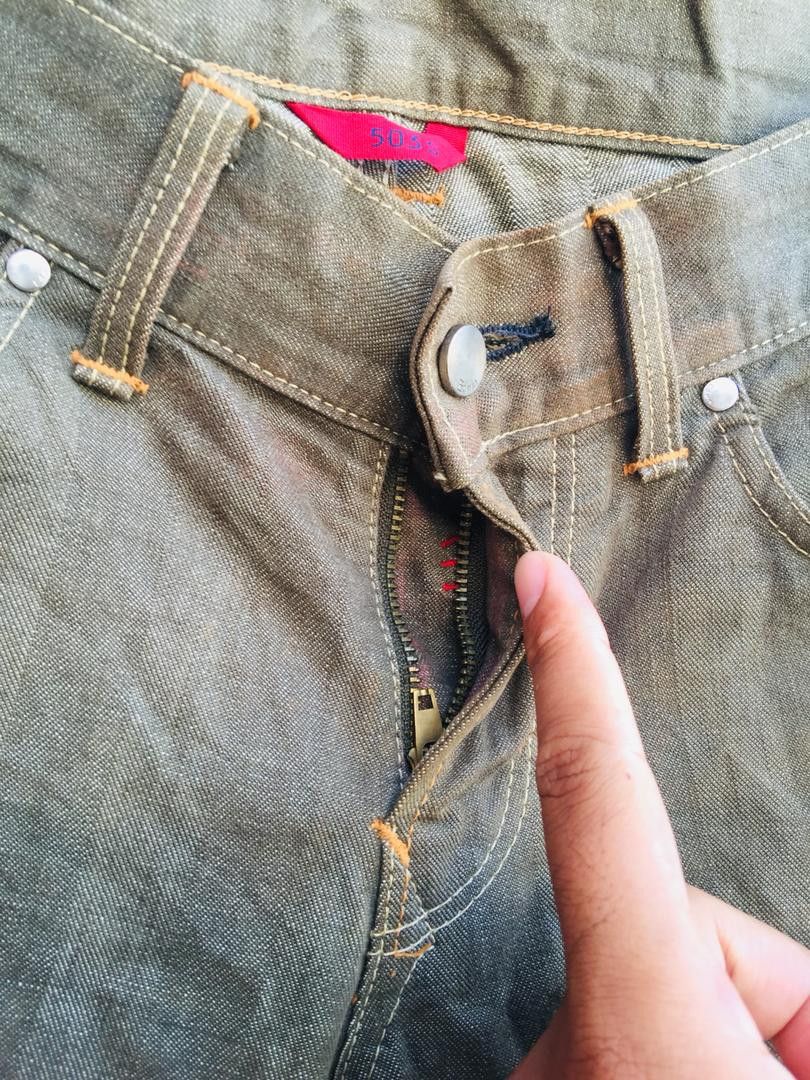 Edwin × Japanese Brand Vintage Edwin Distressed Denim Travis Scott Fashion Style Size US 33 - 9 Thumbnail