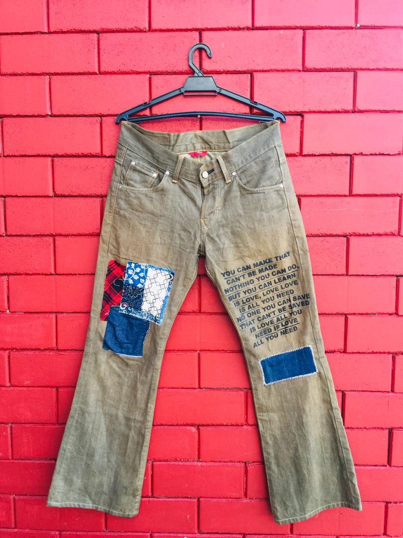 Edwin × Japanese Brand Vintage Edwin Distressed Denim Travis Scott Fashion Style Size US 33 - 1 Thumbnail