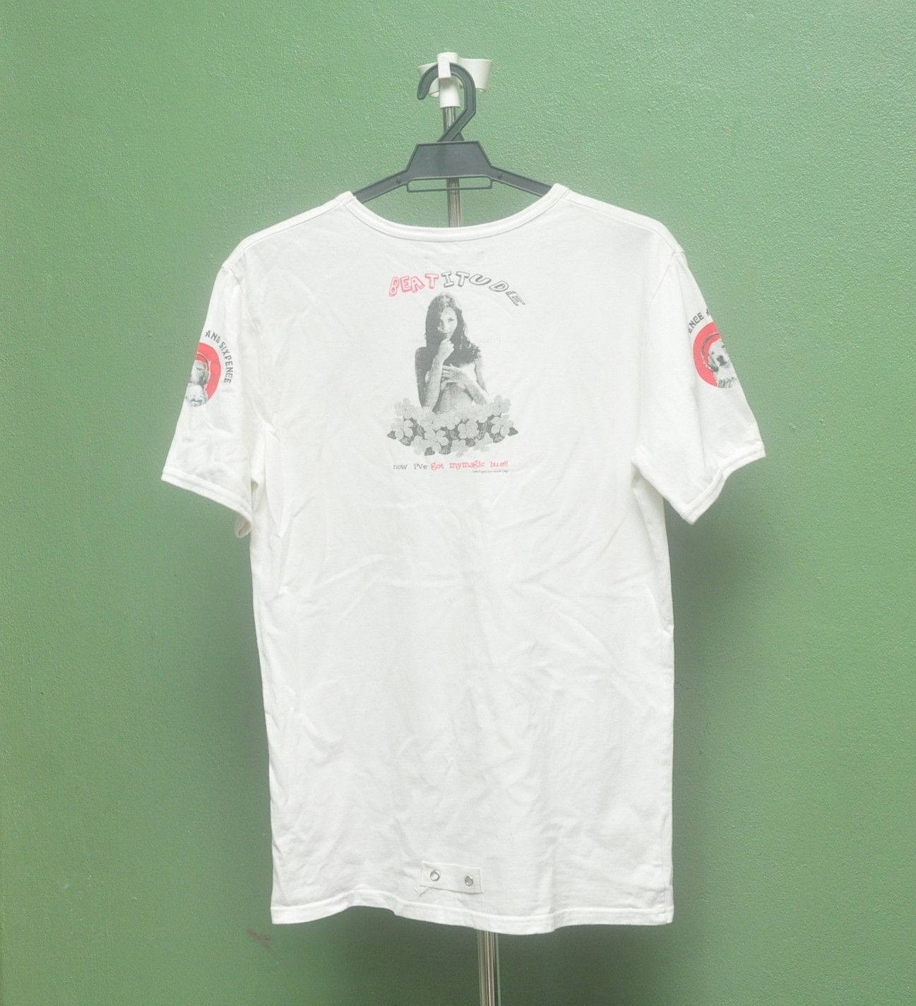 Beams Plus × Designer × Japanese Brand Beams I'm Have Got My Magic Bus White Colour Shirt Size US M / EU 48-50 / 2 - 2 Thumbnail