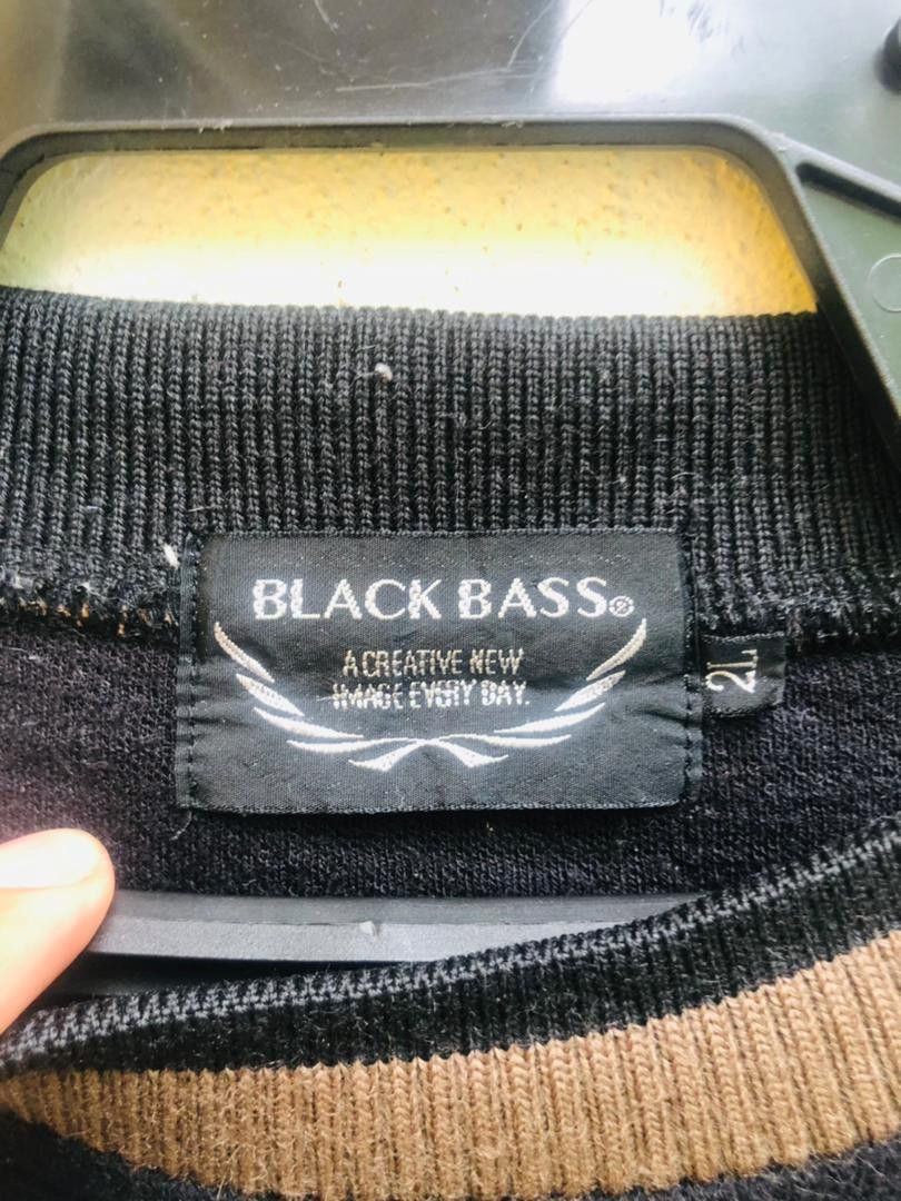 Japanese Brand × Vintage Vintage Black Bass Japanese Designed Fashion Style Size US M / EU 48-50 / 2 - 5 Thumbnail